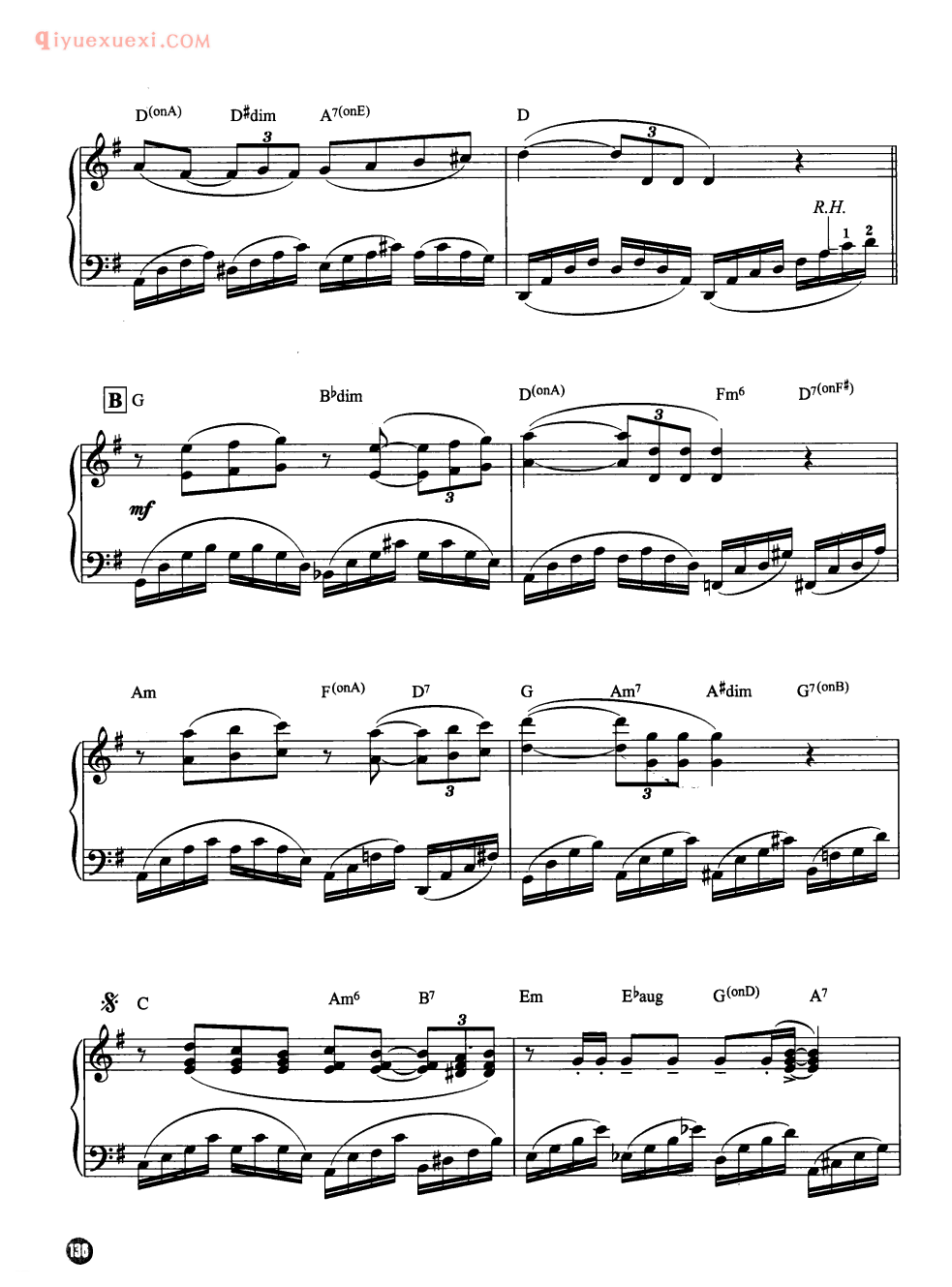 理查德克莱德曼名曲_拥抱_钢琴乐谱