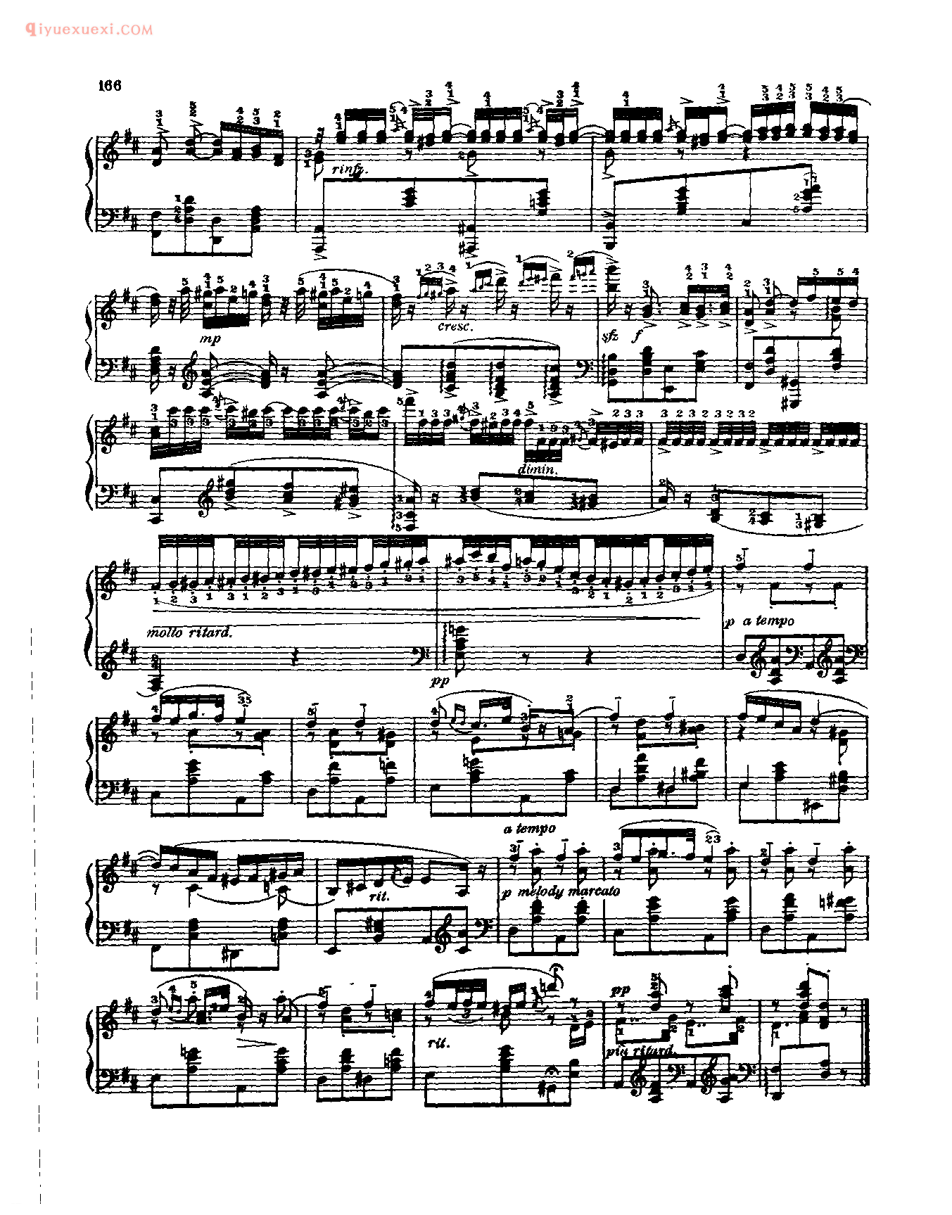 世界钢琴名曲谱_小夜曲_莫斯柯夫斯基