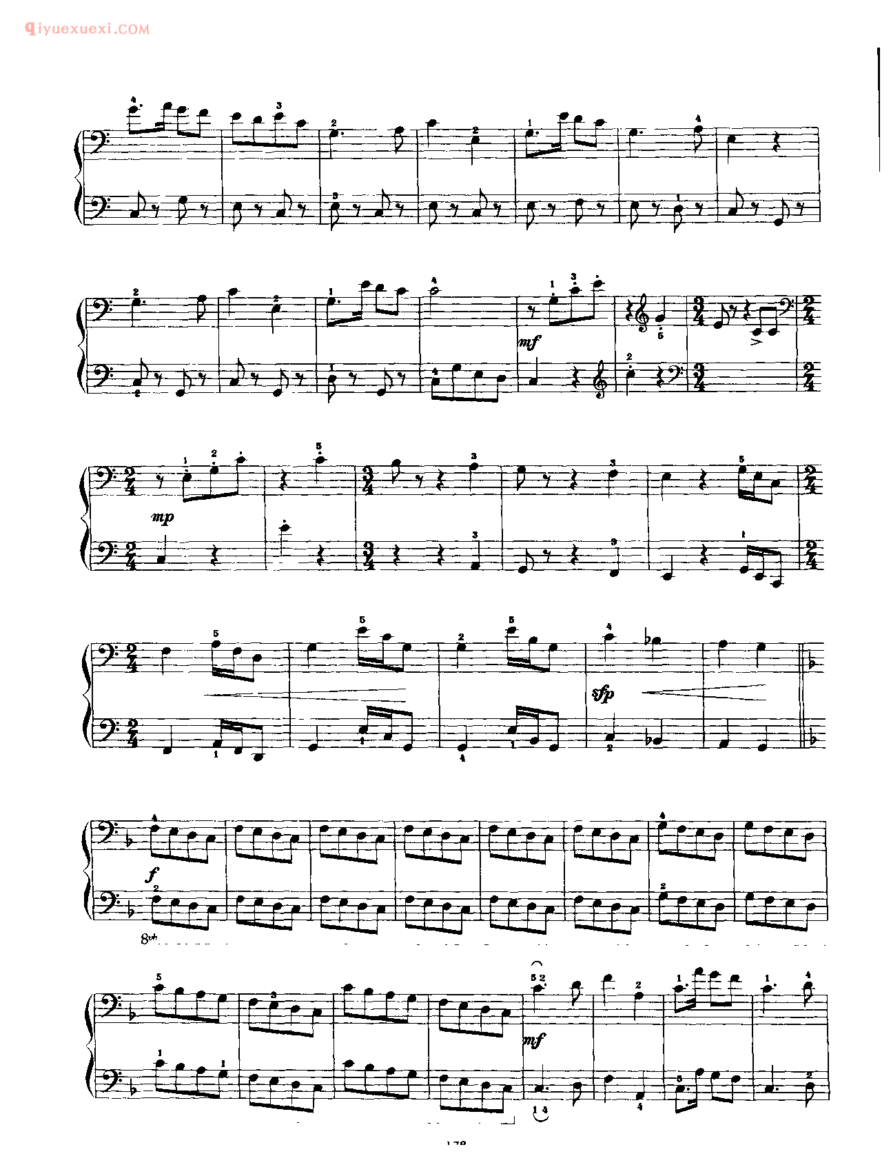 中国钢琴乐曲谱_保卫黄河（四手联弹) _叶飞改编