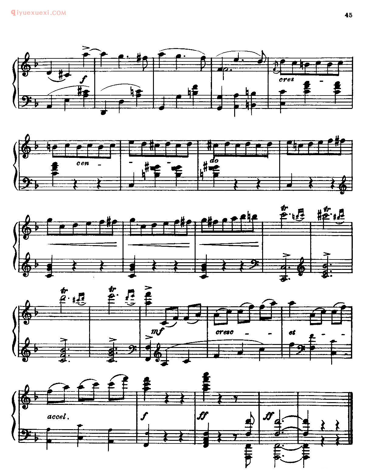轻音乐钢琴名曲_valse Lente Coppelia_缓慢的圄舞曲_芭蕃舞剧《葛培利亚》选曲_莱奥·德里布