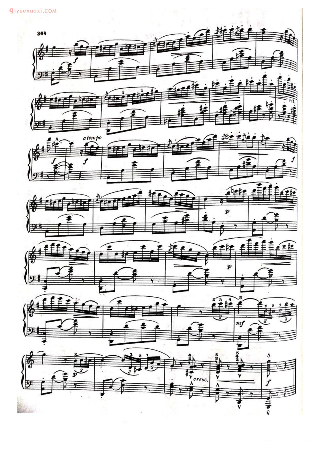 La Fontaing/Morcean de salon 五线谱