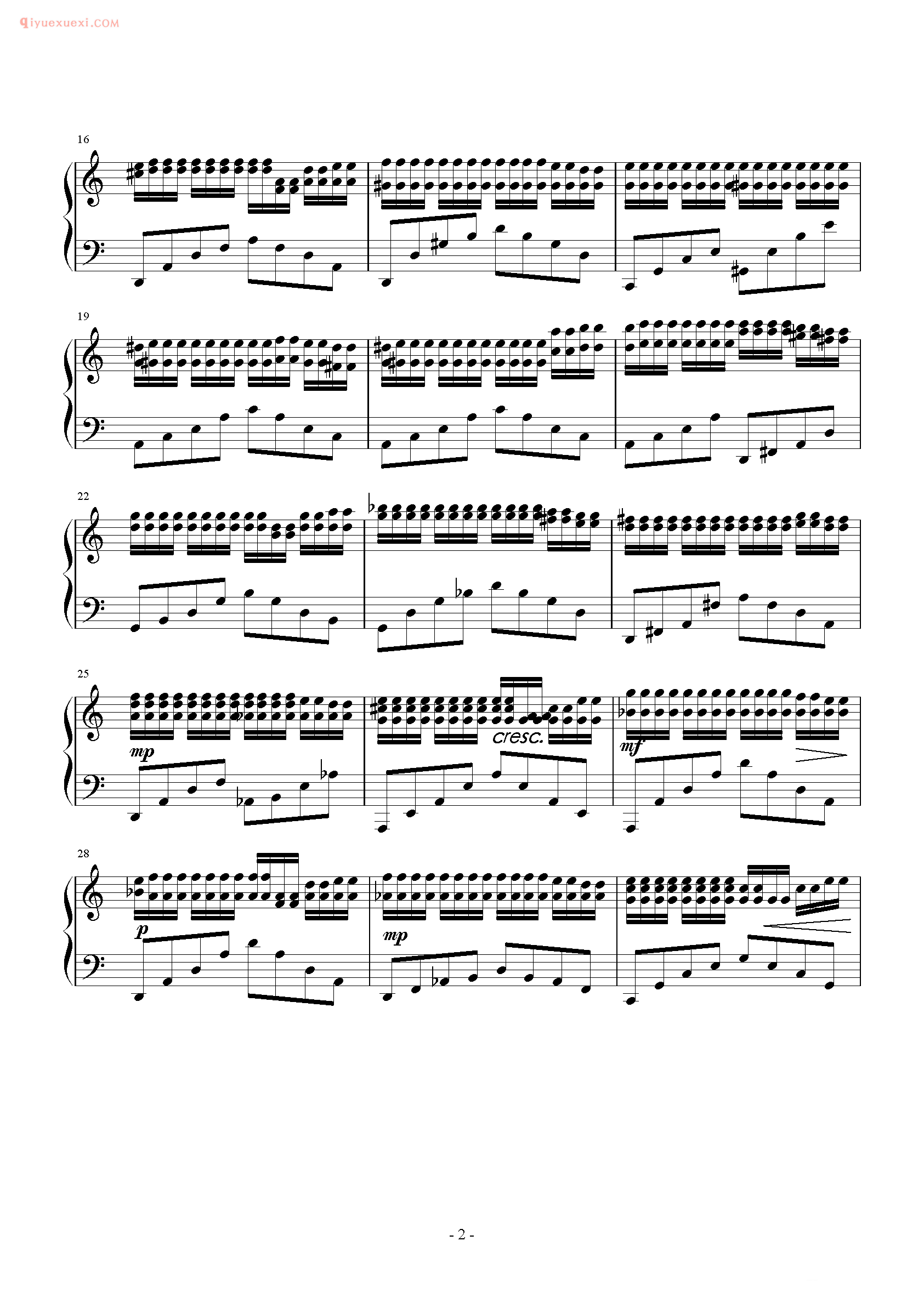 Budapest Cafe 五线谱