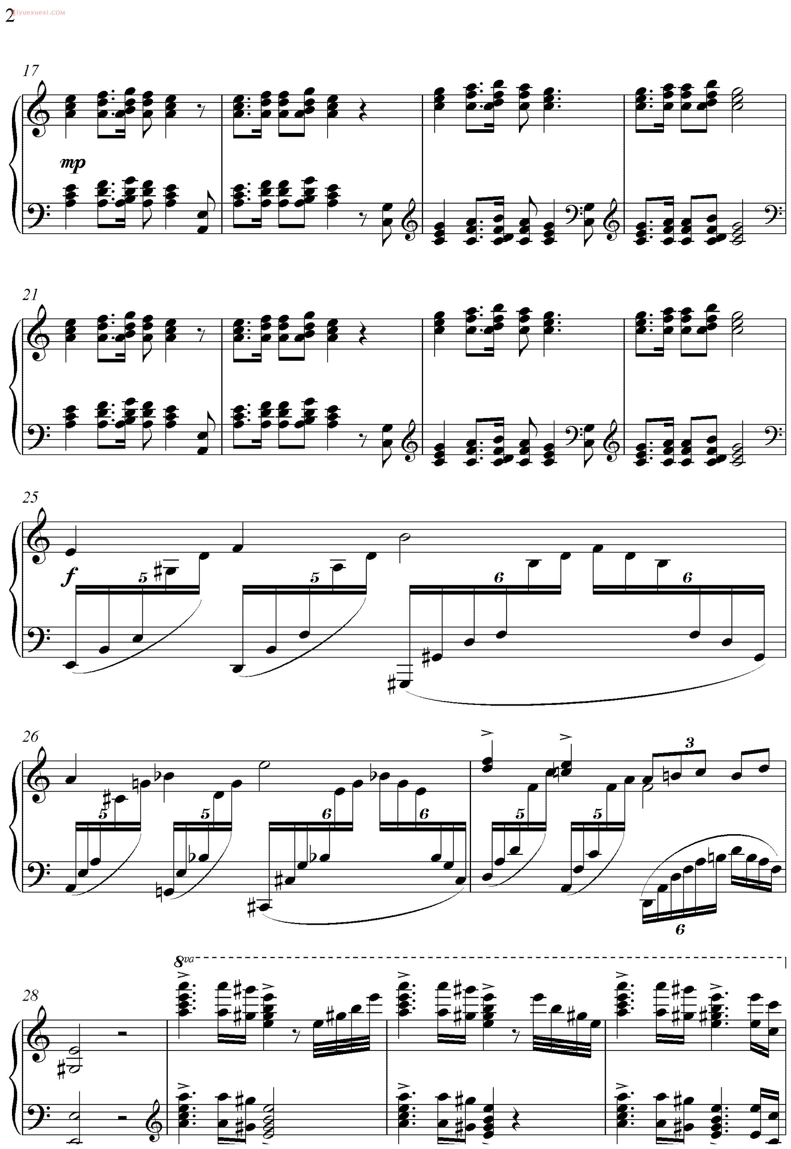 格里格钢琴变奏曲 Grieg's Piano Concerto In A Minor