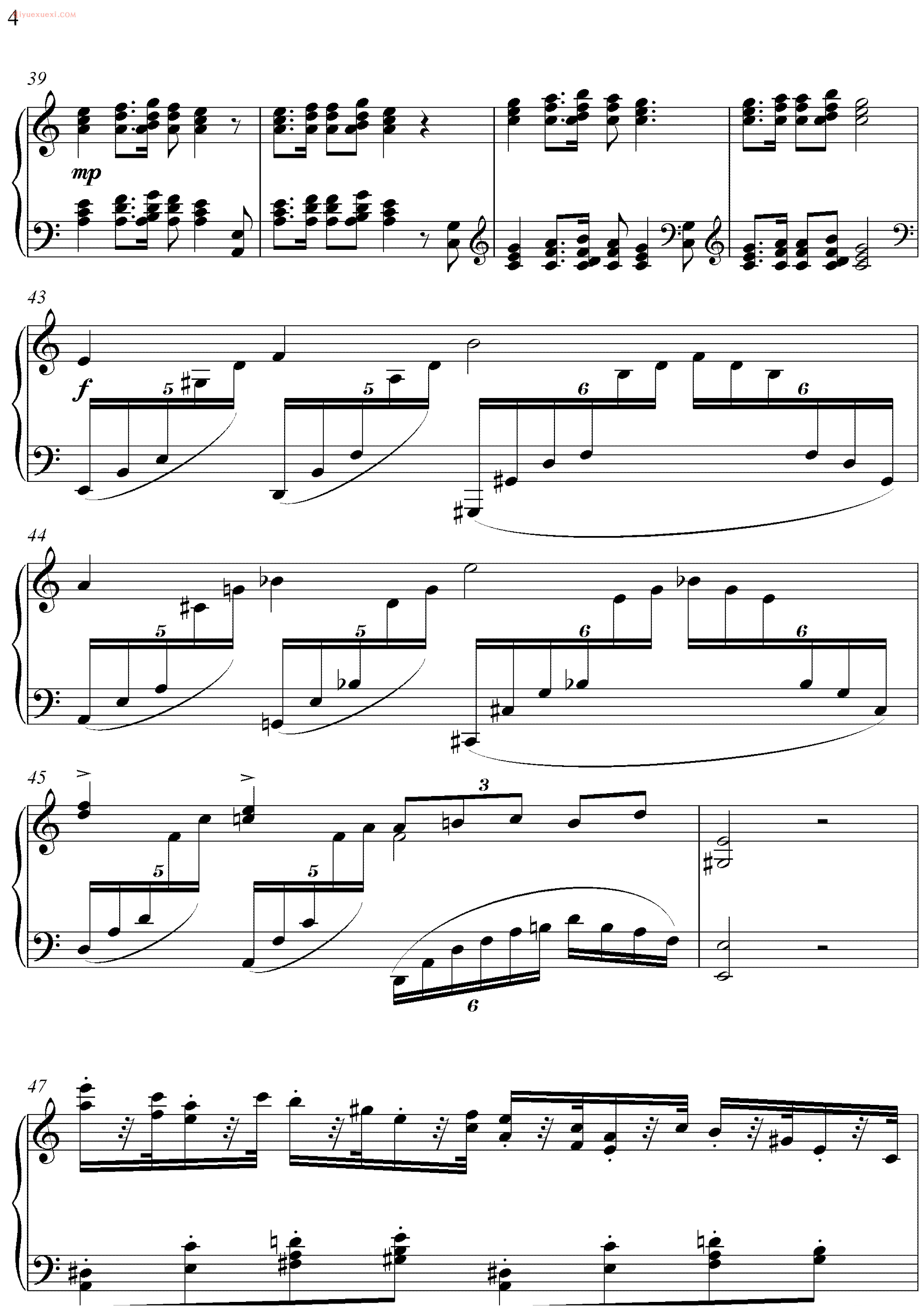 格里格钢琴变奏曲 Grieg's Piano Concerto In A Minor