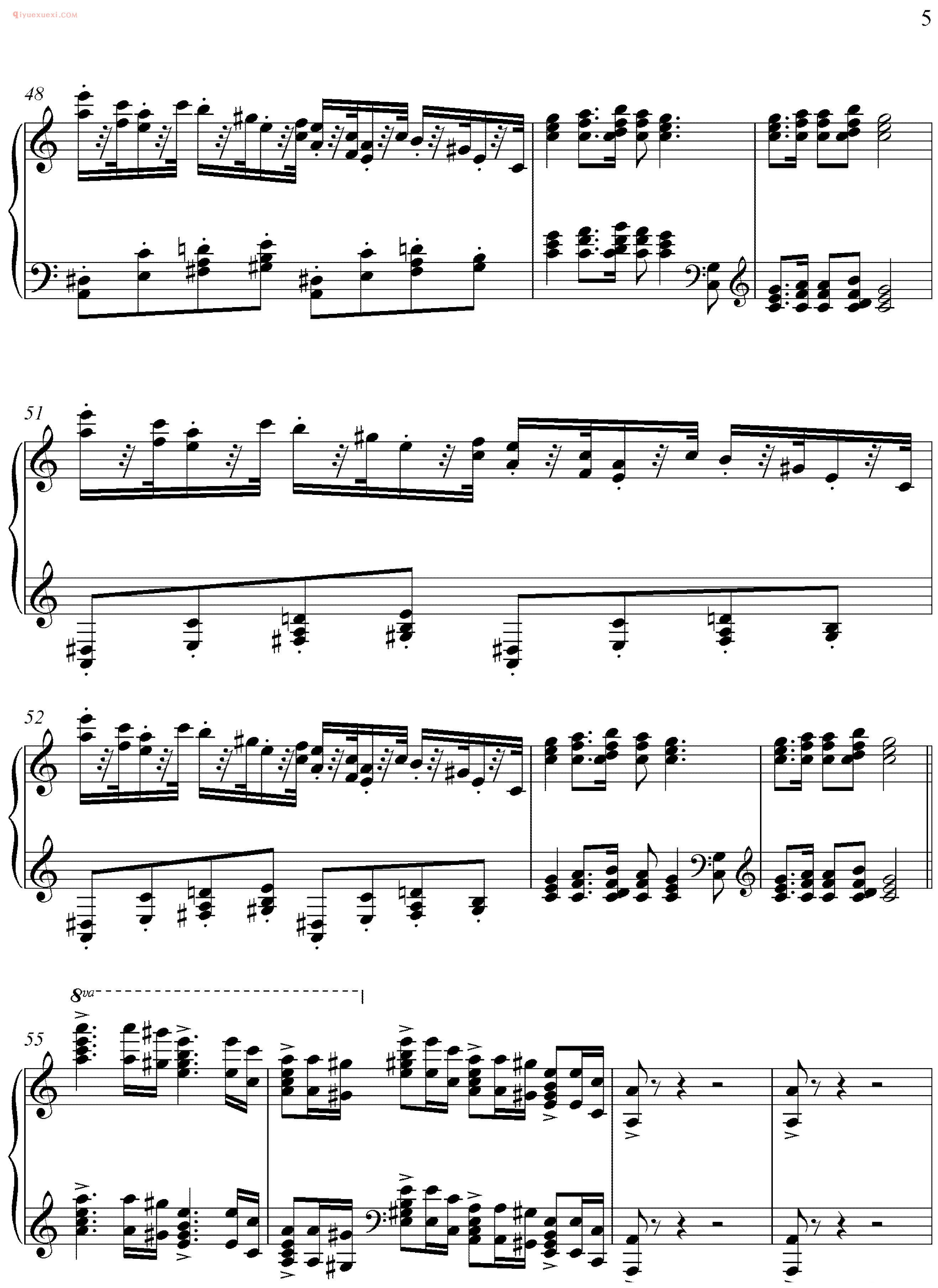 格里格钢琴变奏曲 Grieg's Piano Concerto In A Minor