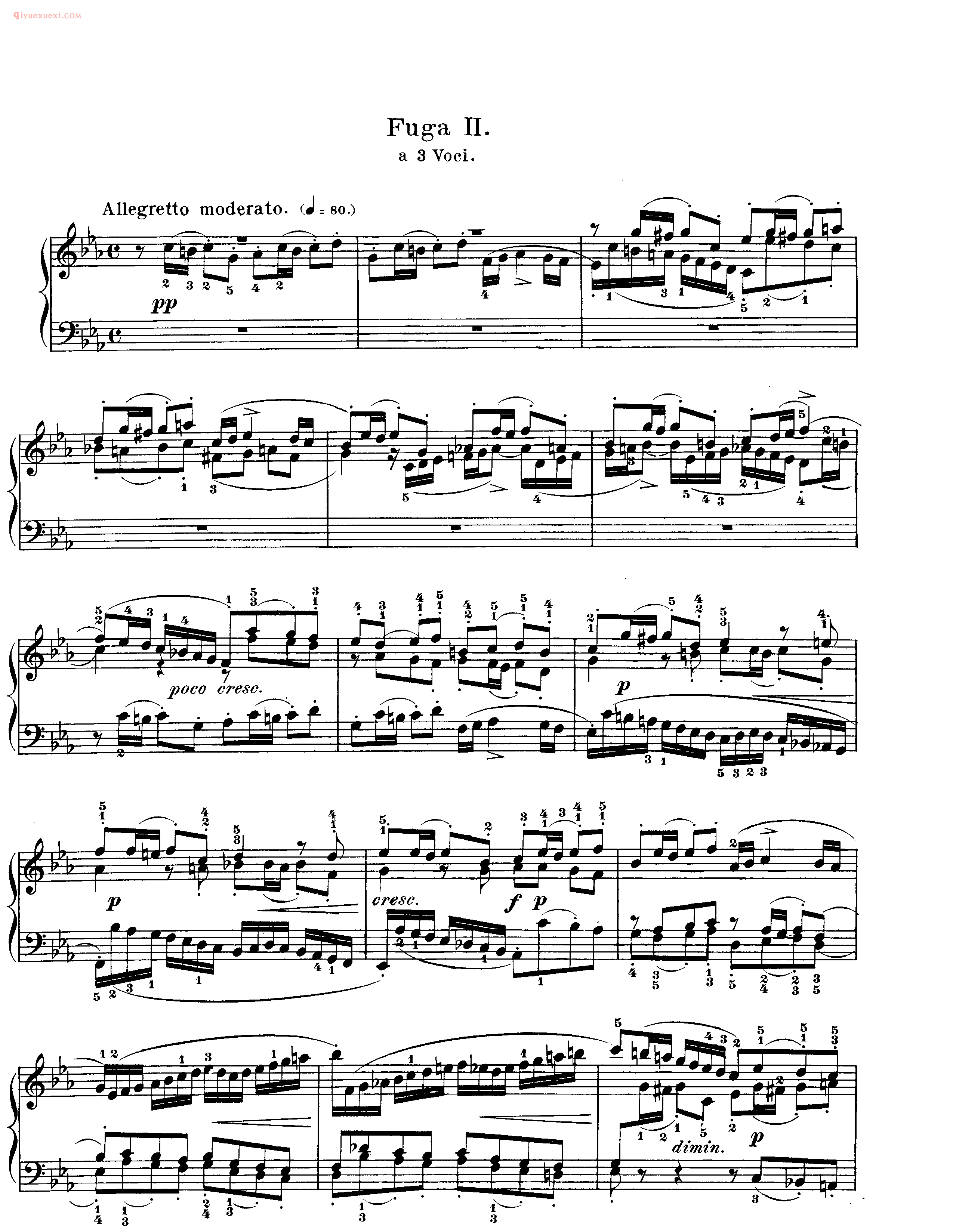 C调的前奏 Prelude In C - Bach