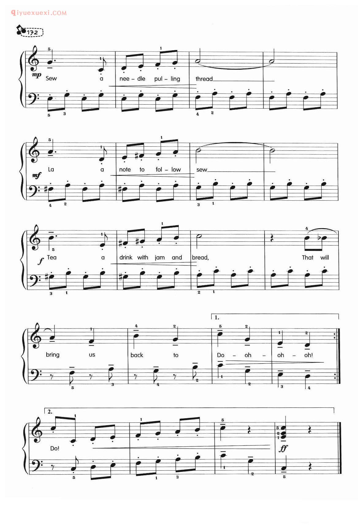 儿歌钢琴谱_Do Re Mi_[美]理查德·罗杰斯