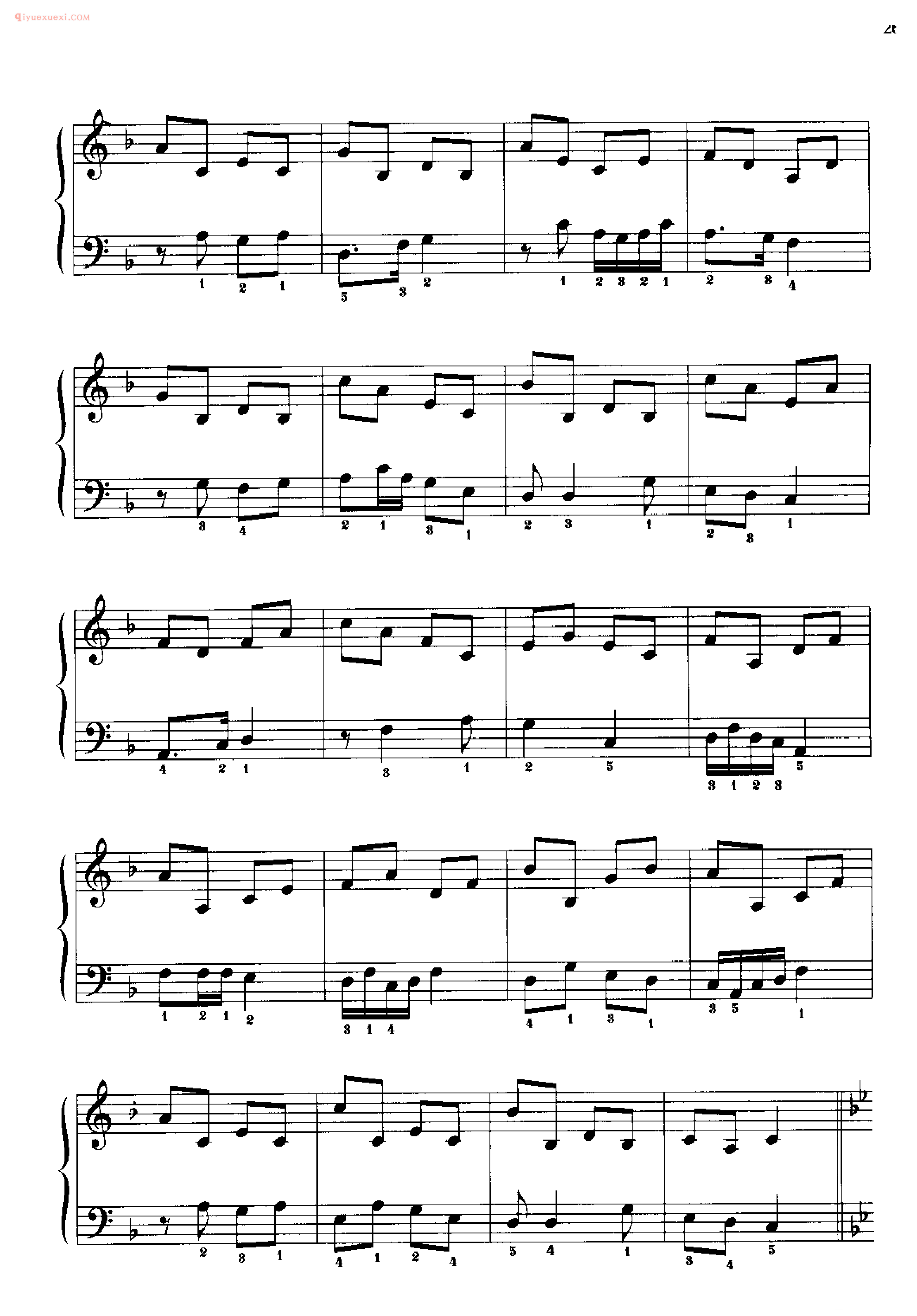 民歌钢琴谱_青羊传_Biography of Qingyang