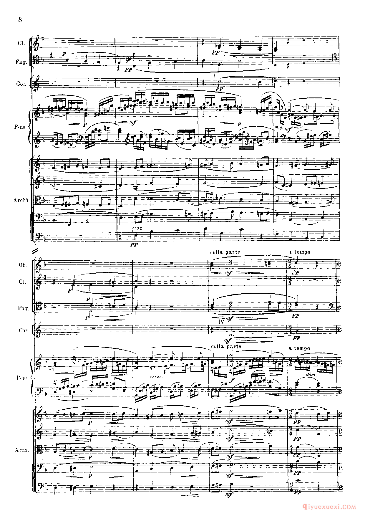 拉赫玛尼诺夫第三钢琴协奏曲总谱完整版