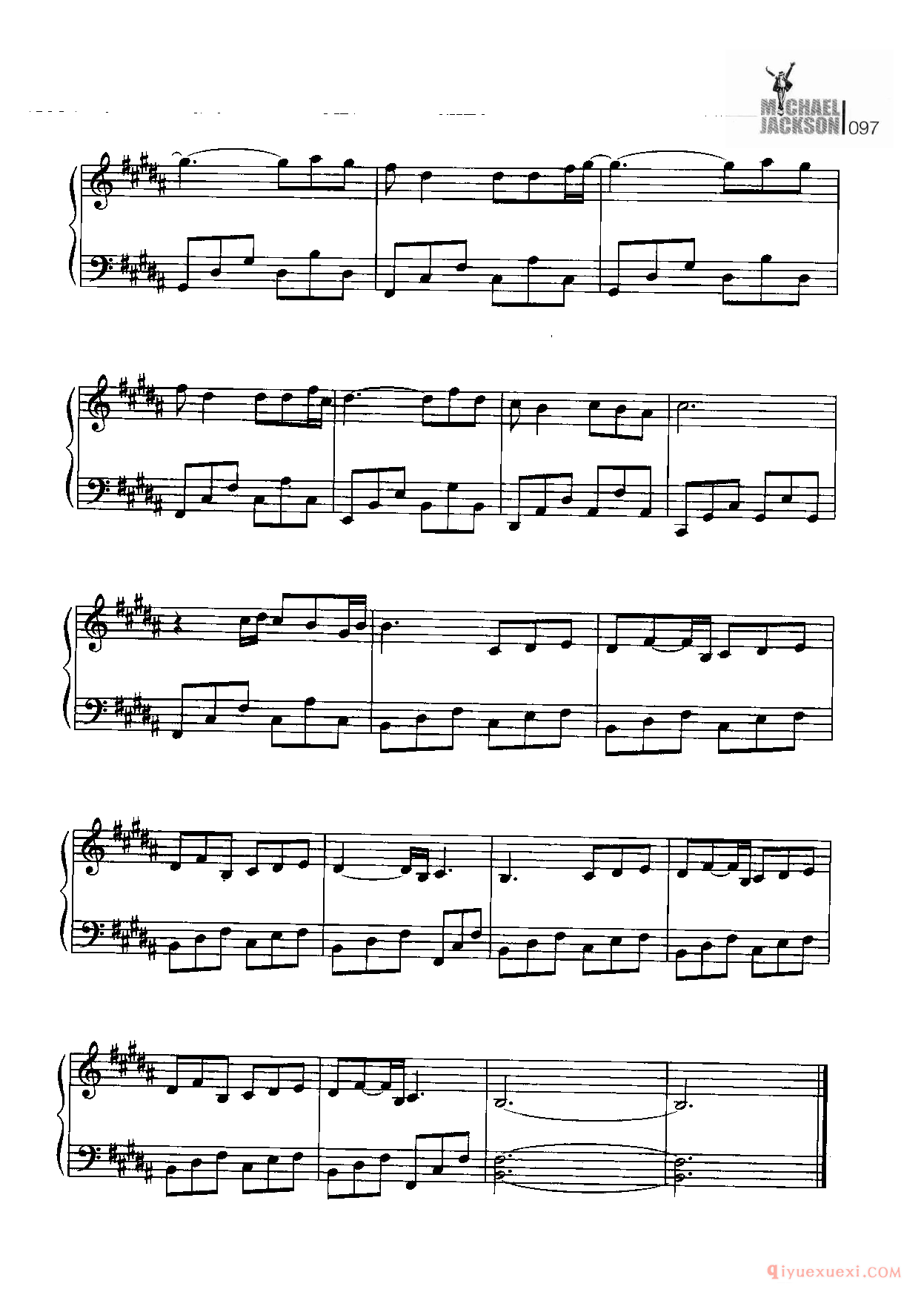 The lost children(失落的孩子)麦克杰克逊钢琴曲