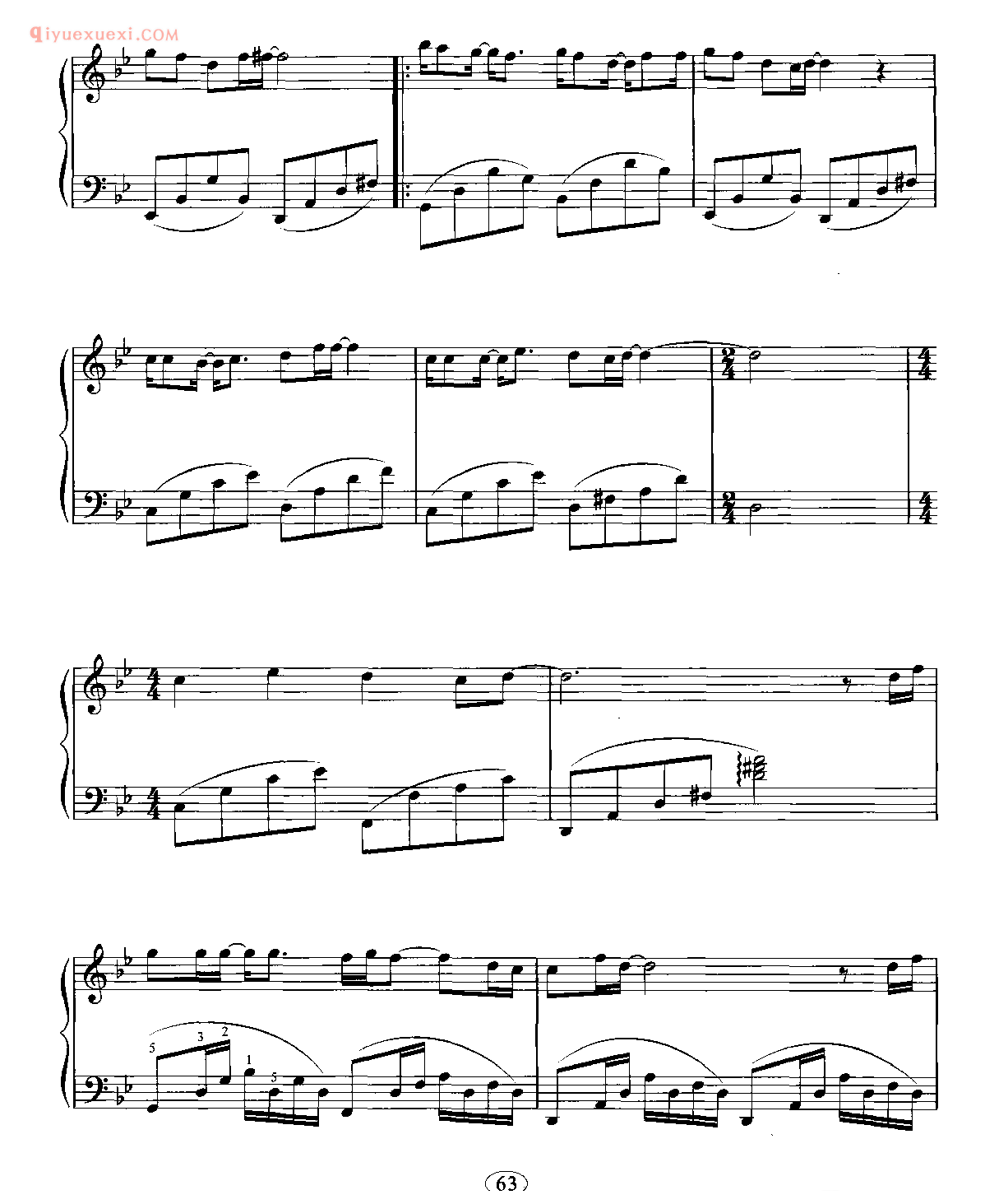 永远_钢琴五线谱_韩国电视剧《秘密情人》主题曲