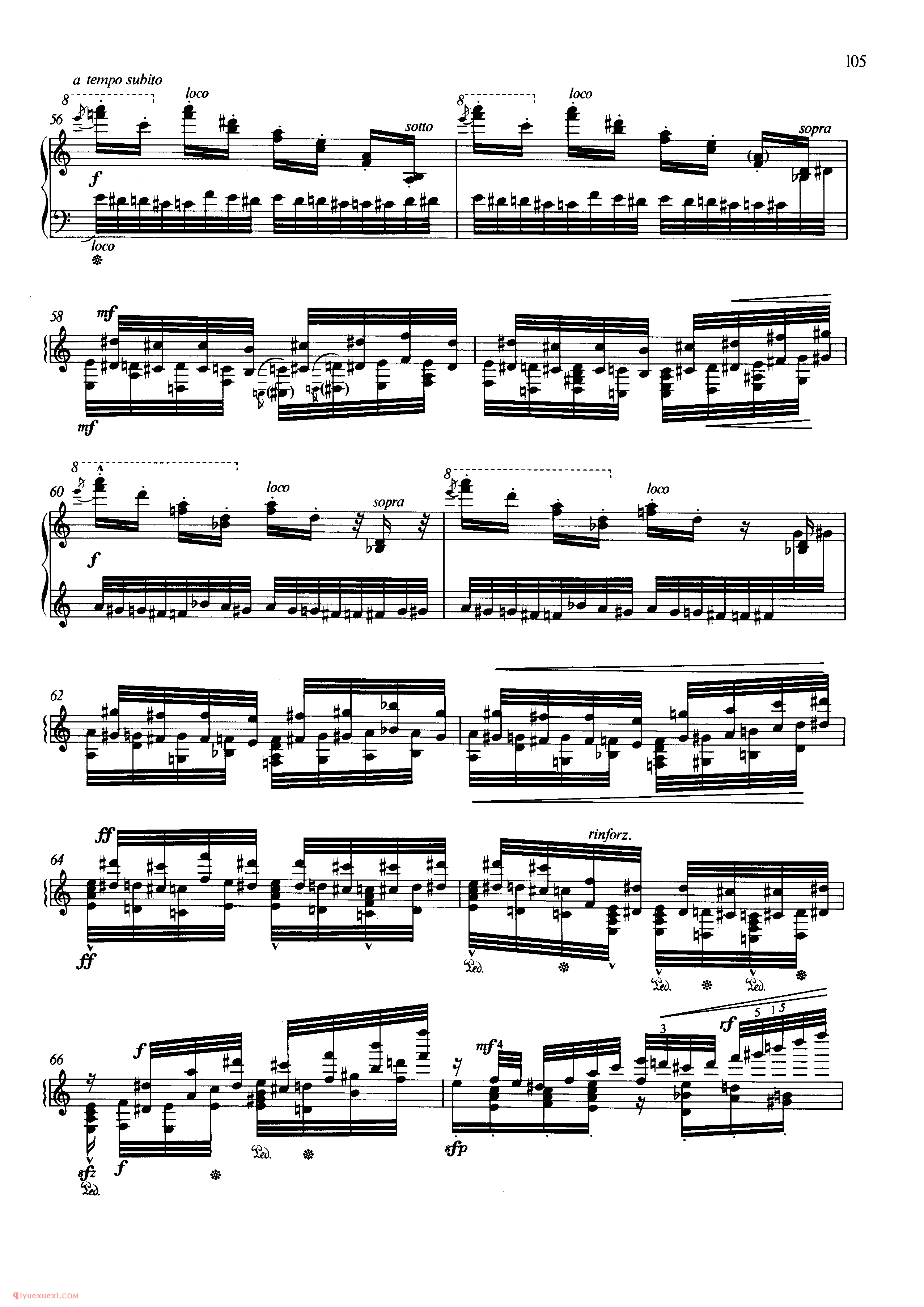 Rimsky-Korsakov-Cziffra Flight of the Bumblebee_超高难度钢琴谱