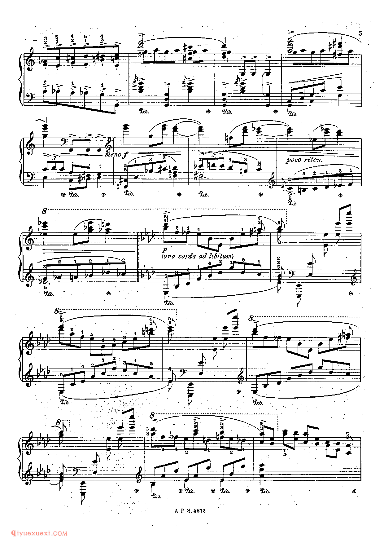 戈多夫斯基-肖邦圆舞曲 Op18_Godowsky-Chopin Waltz Op18_超高难度钢琴谱
