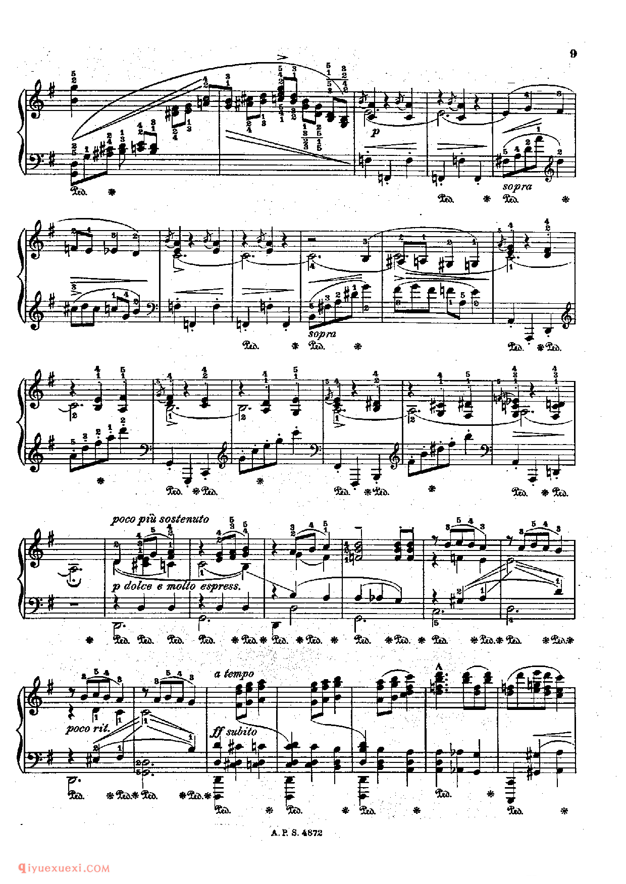 戈多夫斯基-肖邦圆舞曲 Op18_Godowsky-Chopin Waltz Op18_超高难度钢琴谱