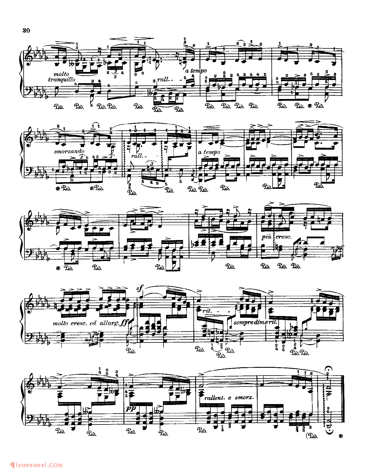 Fr.Chopin Op.10 NO.3(Fur die linke hand allein)Godowsky_Chopin_超高难度钢琴谱