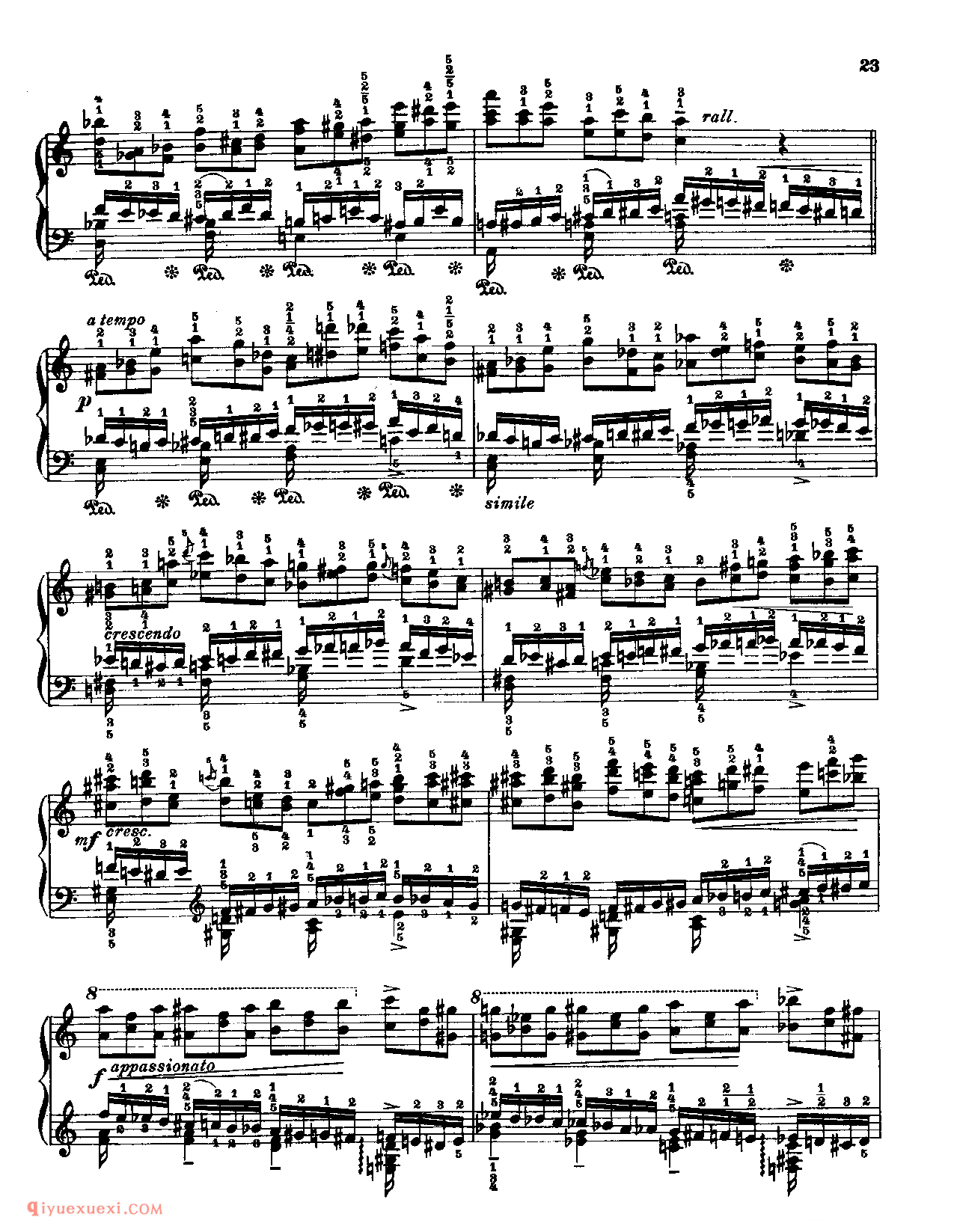 Fr.Chopin Op.10 NO.2(Zweite Bearbeitung)Godowsky_Chopin_超高难度钢琴谱