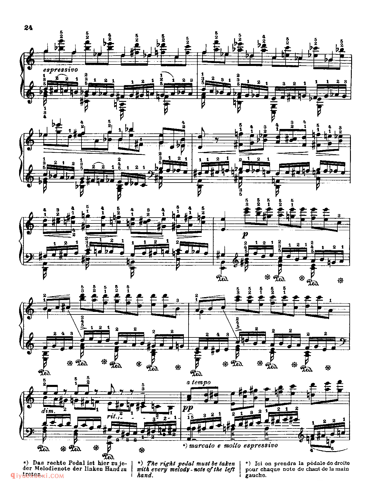 Fr.Chopin Op.10 NO.2(Zweite Bearbeitung)Godowsky_Chopin_超高难度钢琴谱