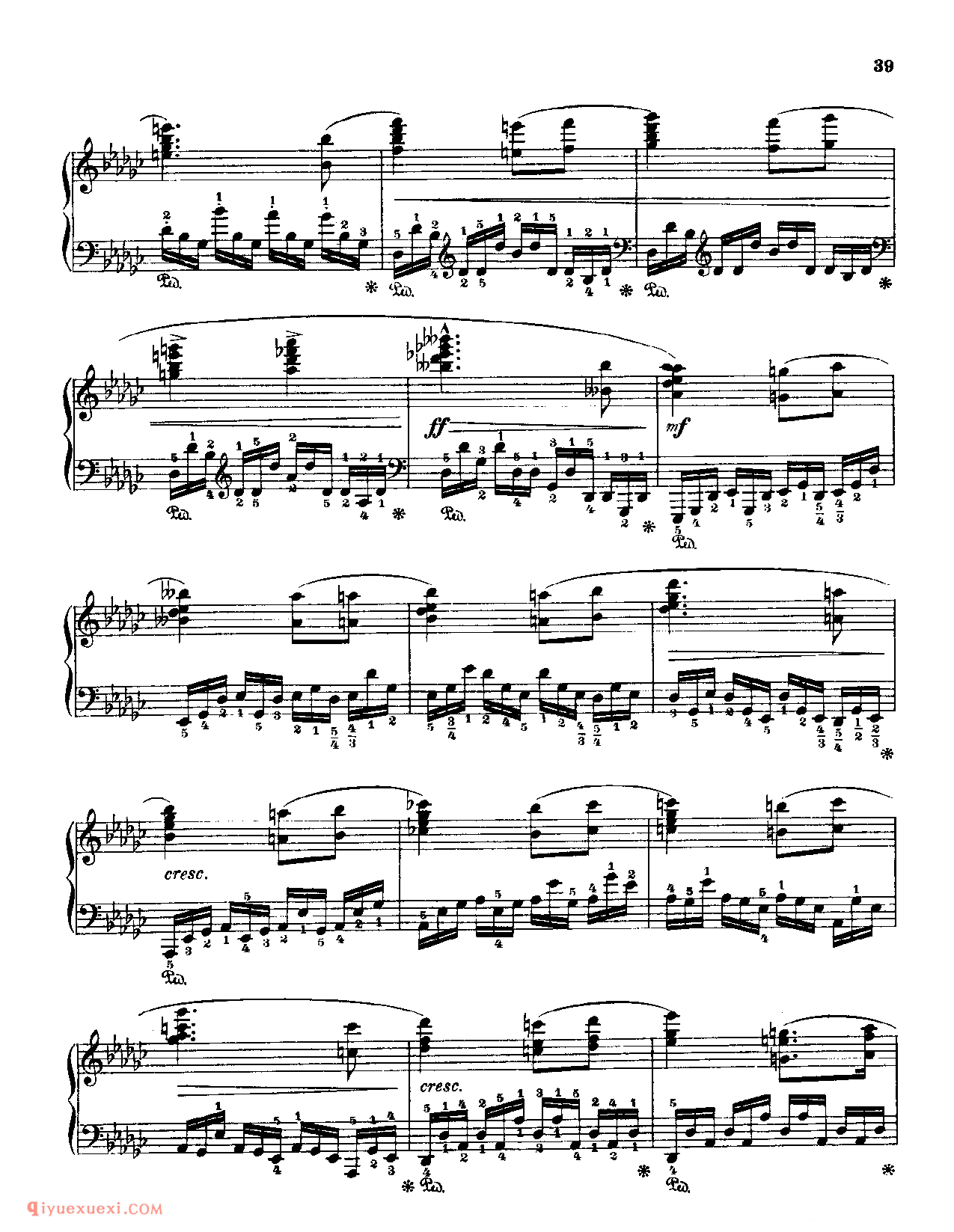 Fr.Chopin Op.10 NO.5_Godowsky_Chopin_超高难度钢琴谱