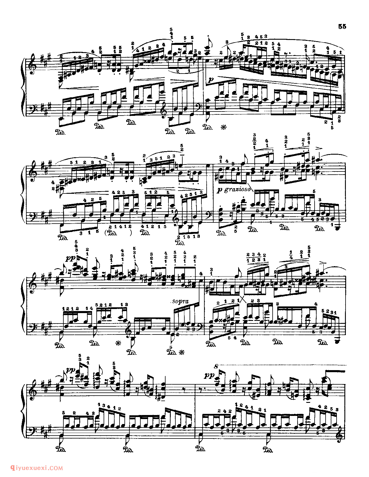 Fr.Chopin Op.10 NO.5_Godowsky_Chopin_超高难度钢琴谱