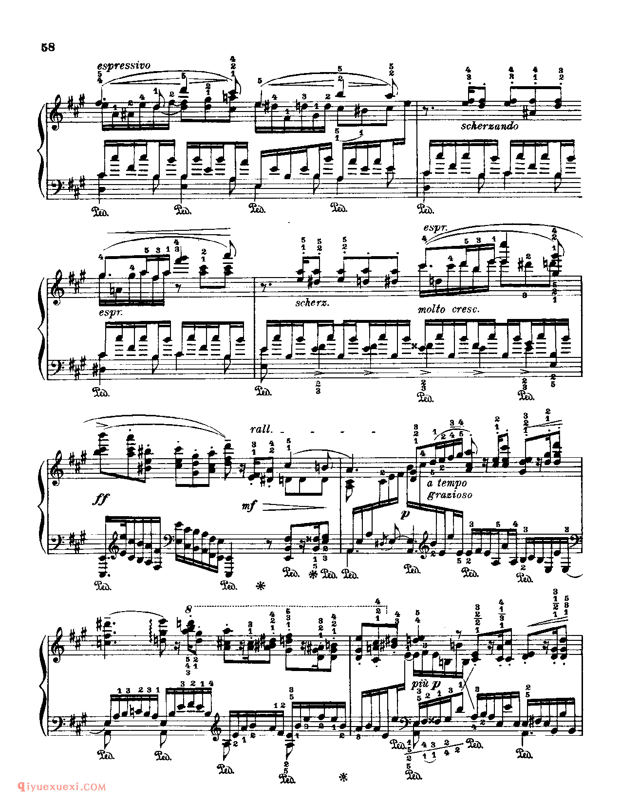 Fr.Chopin Op.10 NO.5_Godowsky_Chopin_超高难度钢琴谱