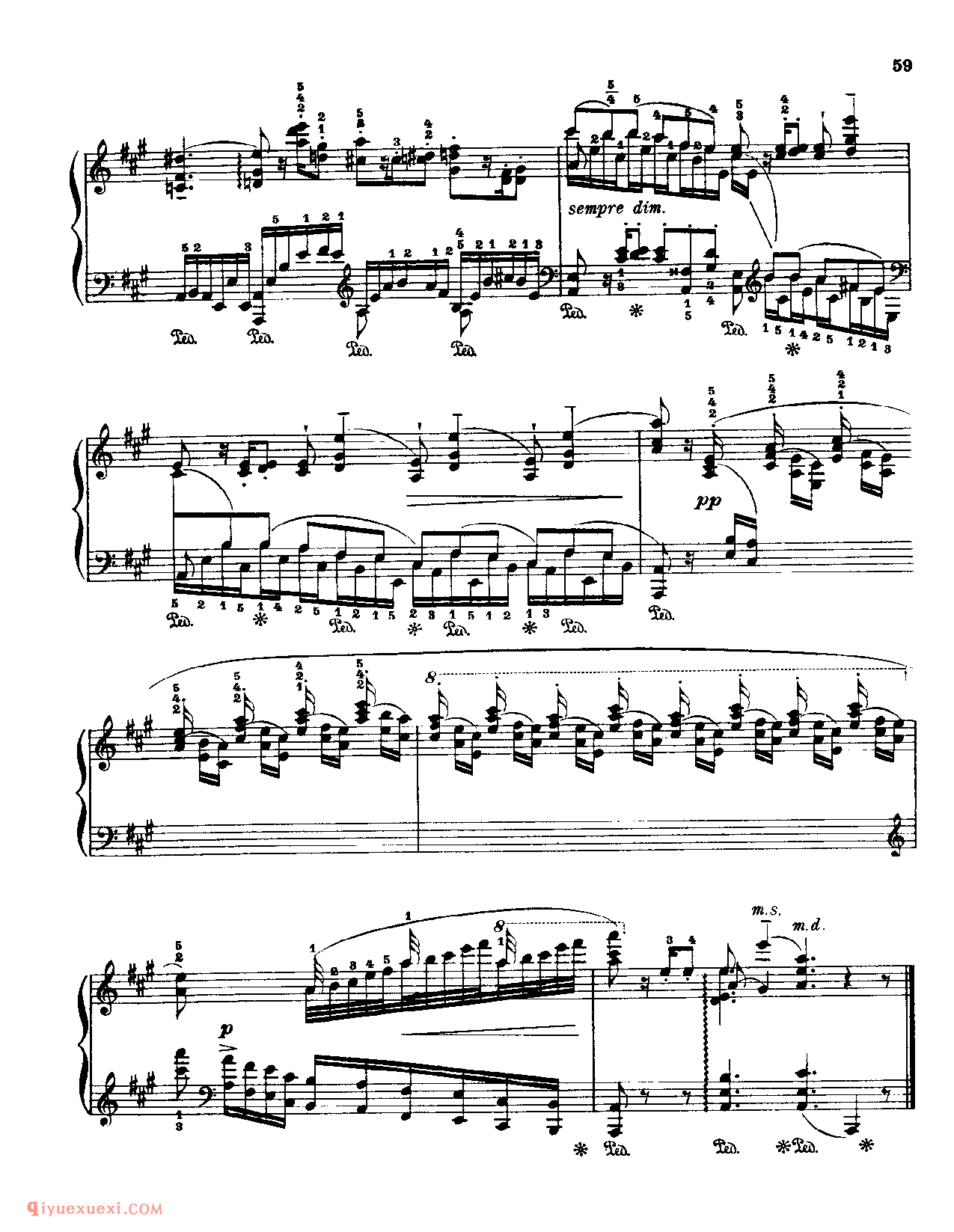 Fr.Chopin Op.10 NO.5_Godowsky_Chopin_超高难度钢琴谱