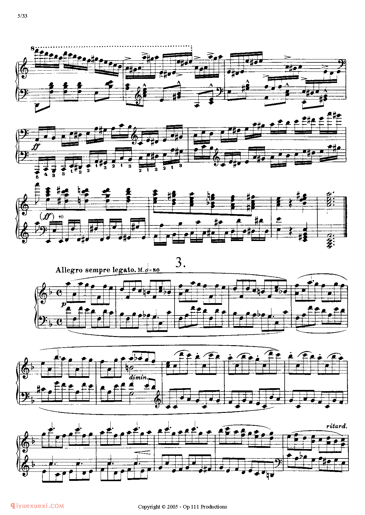 李斯特超级技巧练习曲（Liszt 12 Etudes D'execution Transcendante）初版超技_超高难度钢琴谱