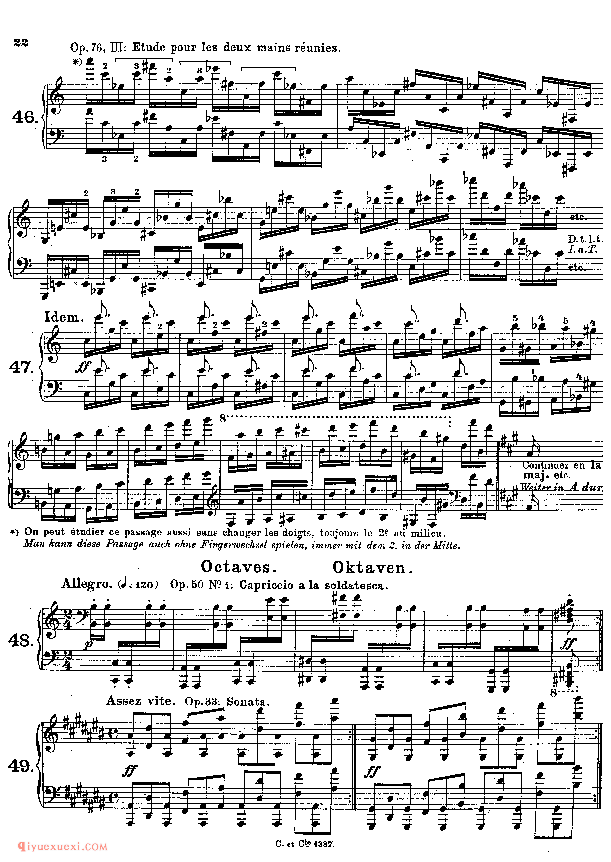 Alkan Exercises (Vianna da Motta, José)_超高难度钢琴谱