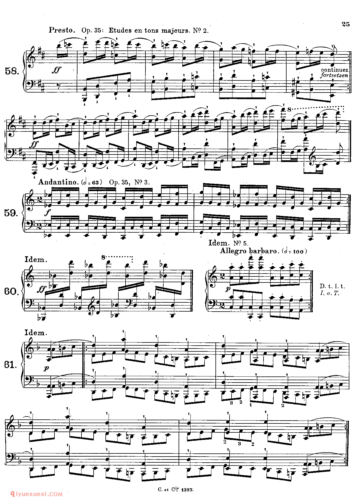 Alkan Exercises (Vianna da Motta, José)_超高难度钢琴谱