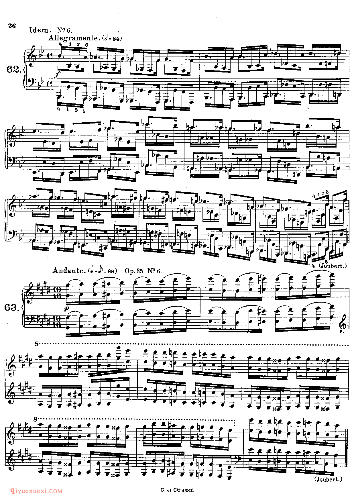 Alkan Exercises (Vianna da Motta, José)_超高难度钢琴谱