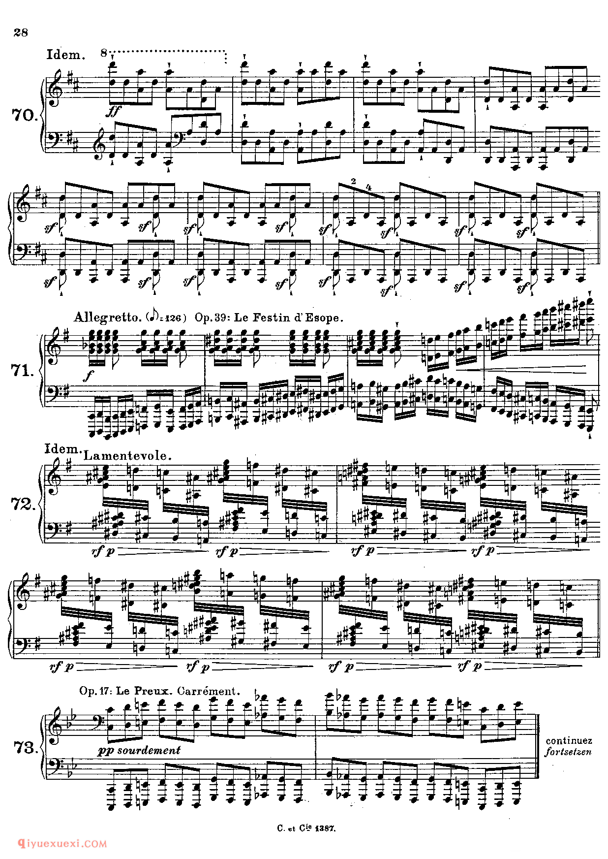 Alkan Exercises (Vianna da Motta, José)_超高难度钢琴谱