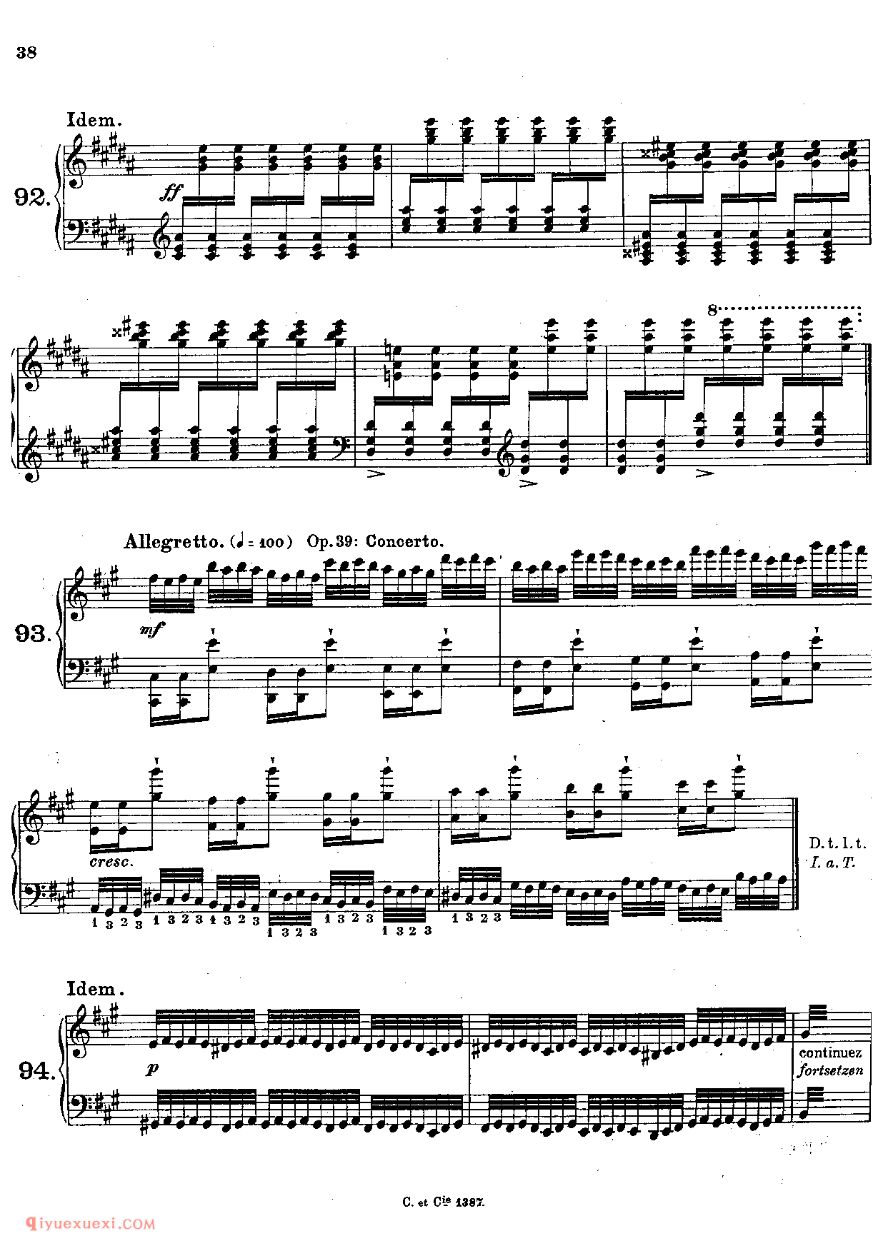 Alkan Exercises (Vianna da Motta, José)_超高难度钢琴谱