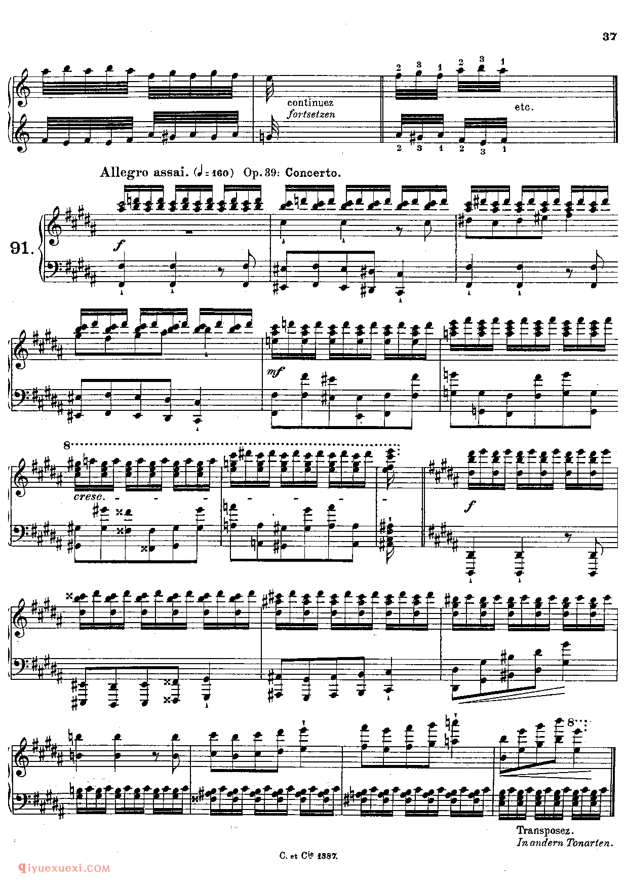 Alkan Exercises (Vianna da Motta, José)_超高难度钢琴谱