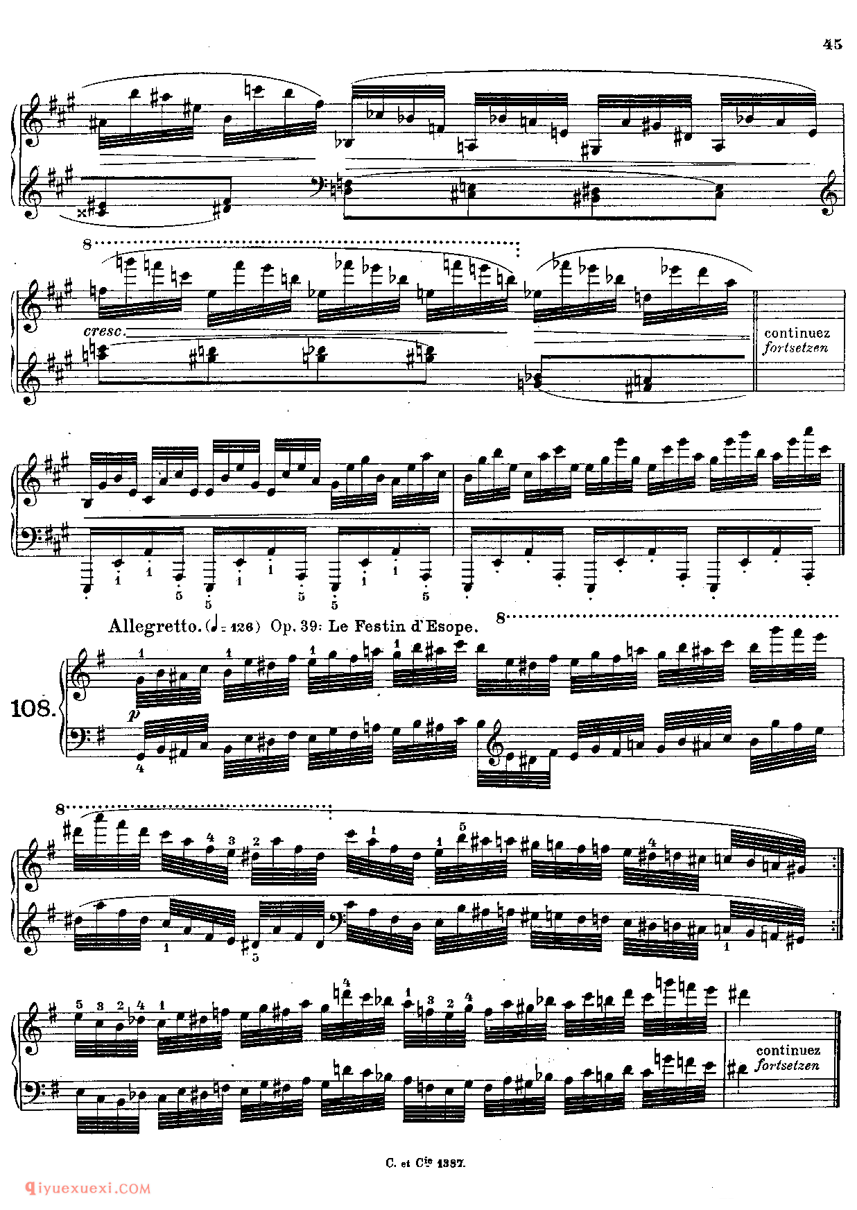 Alkan Exercises (Vianna da Motta, José)_超高难度钢琴谱