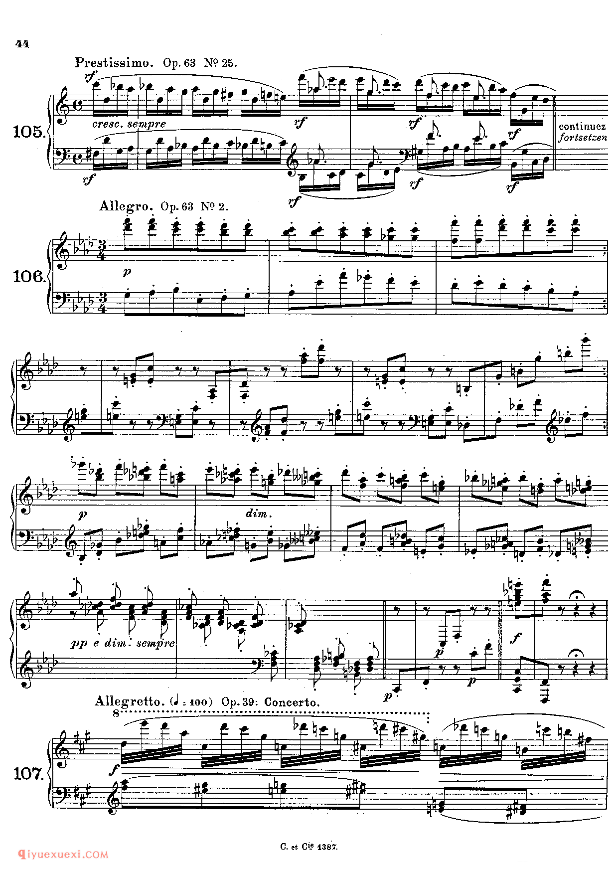 Alkan Exercises (Vianna da Motta, José)_超高难度钢琴谱