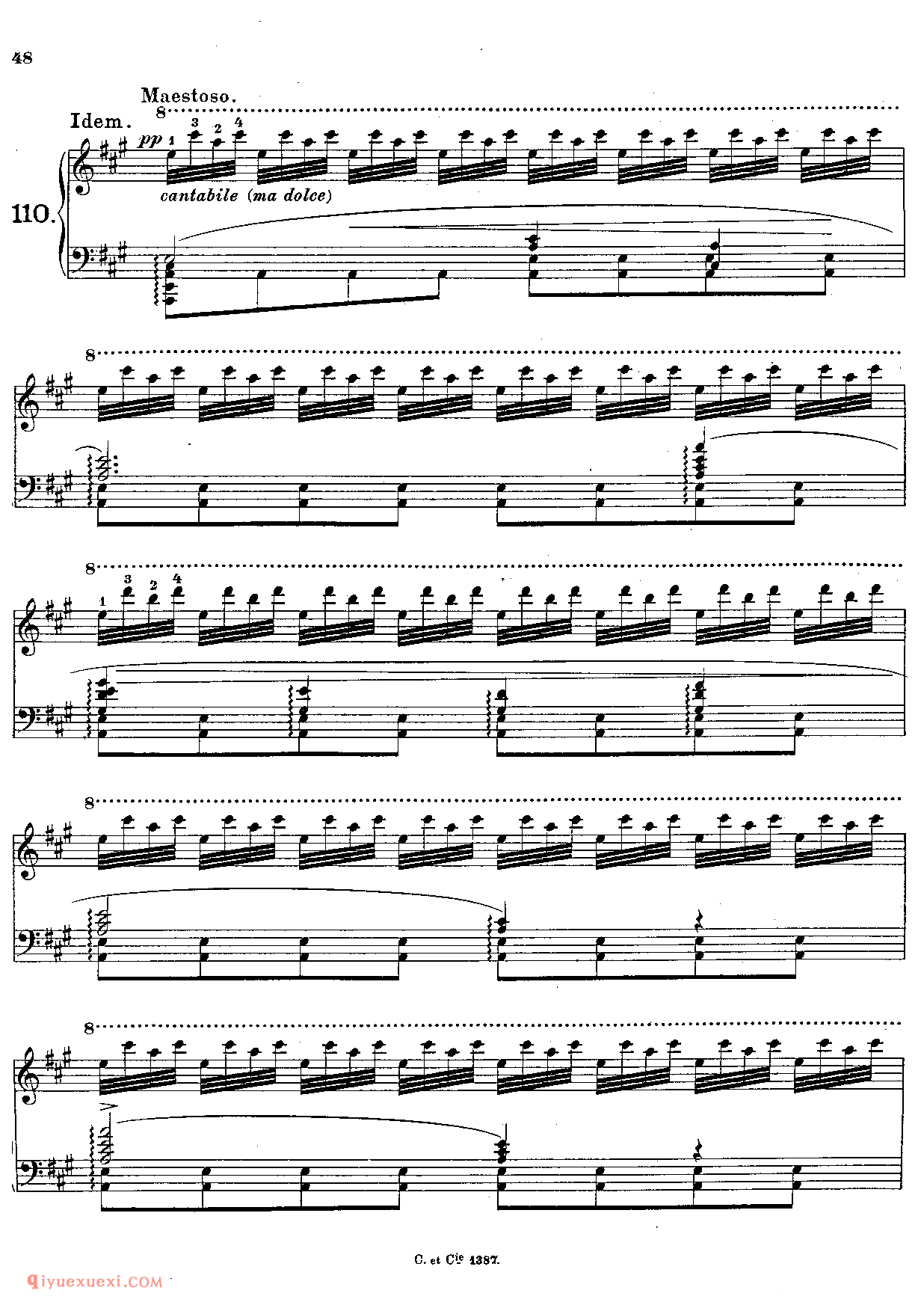 Alkan Exercises (Vianna da Motta, José)_超高难度钢琴谱