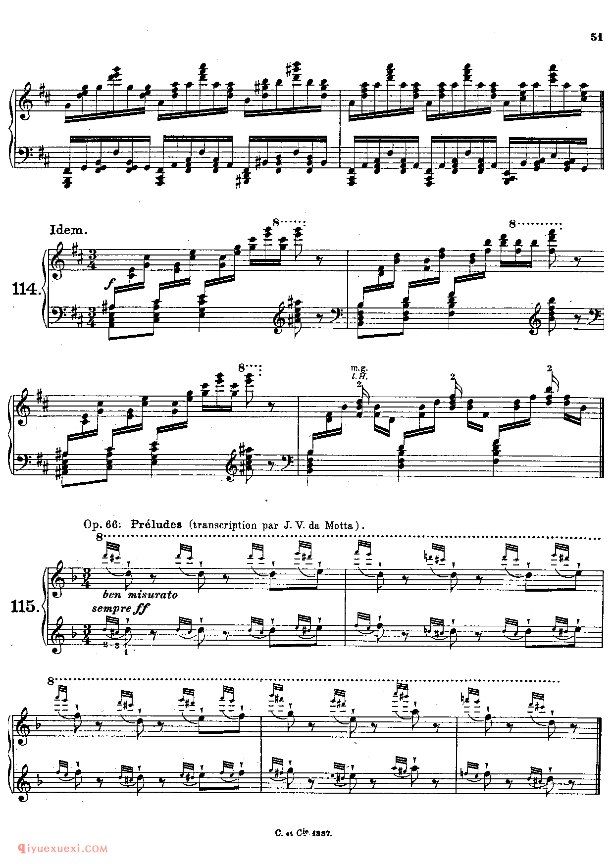 Alkan Exercises (Vianna da Motta, José)_超高难度钢琴谱