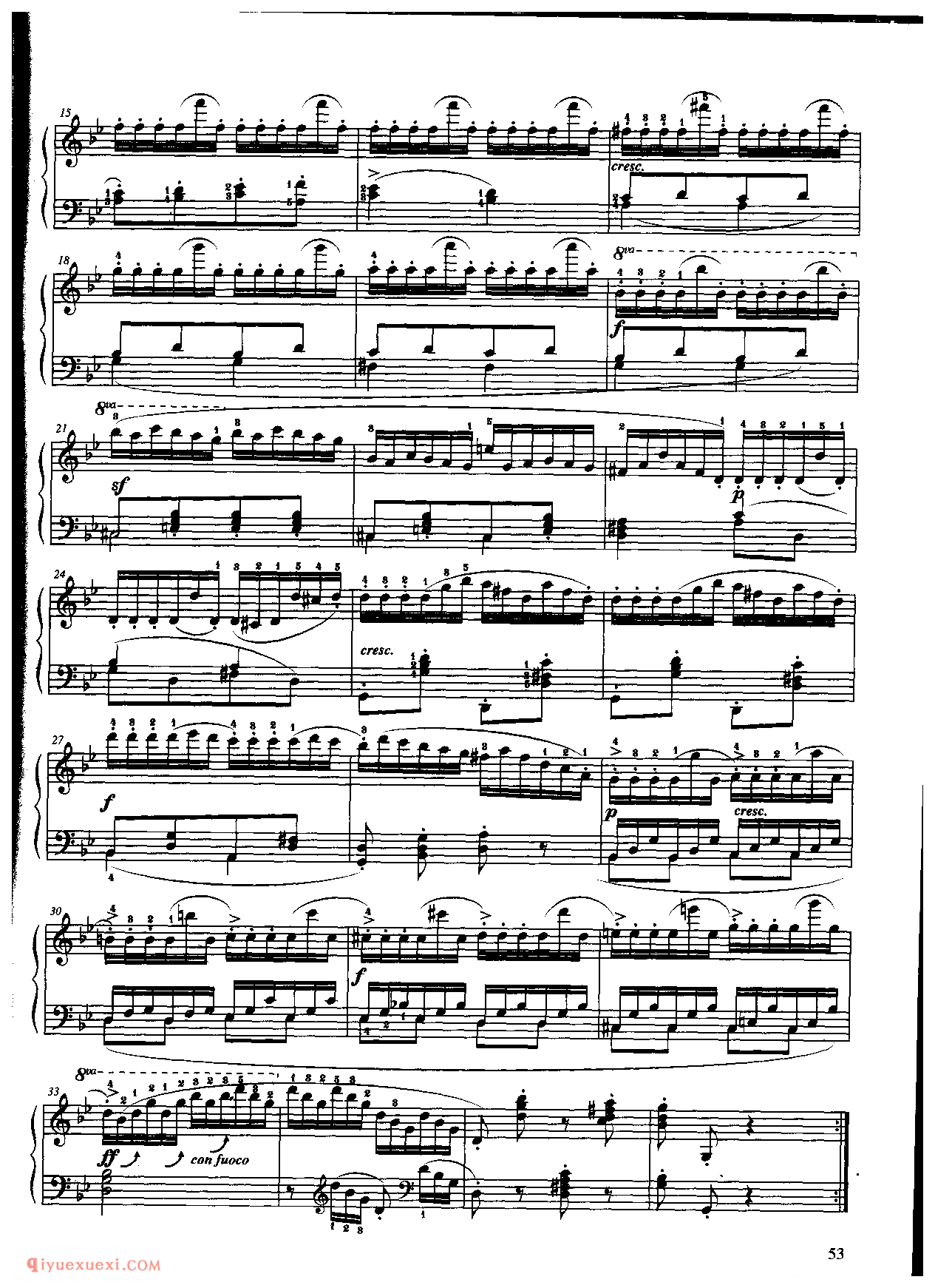 《车尔尼钢琴流畅练习曲作品849》第26首_车尔尼849钢琴练习曲 No.26
