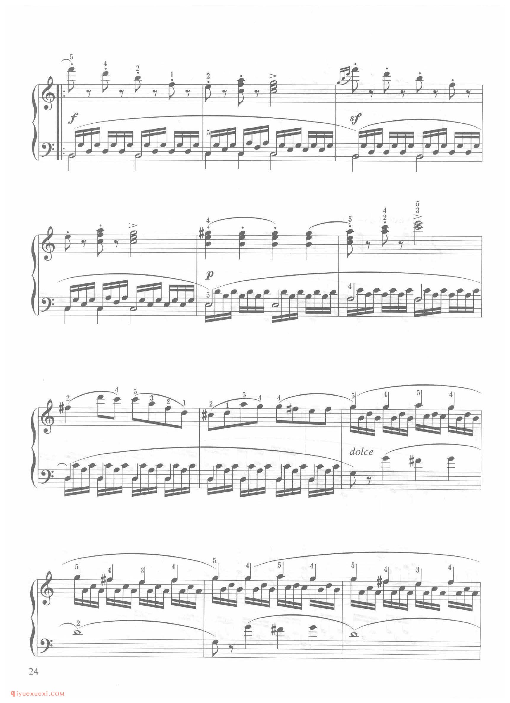 第7条C大调活跃地（ Vivace)车尔尼钢琴作品849_常桦讲解 注释