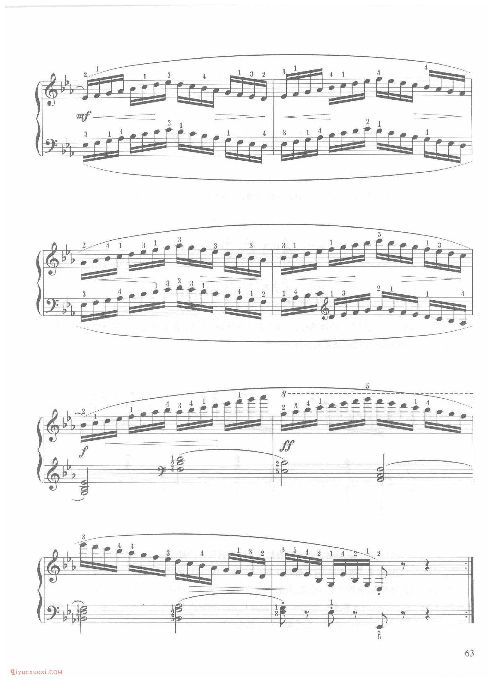 第18条降E大调果断的快板（Allegro risoluto)车尔尼钢琴作品849_常桦讲解 注释