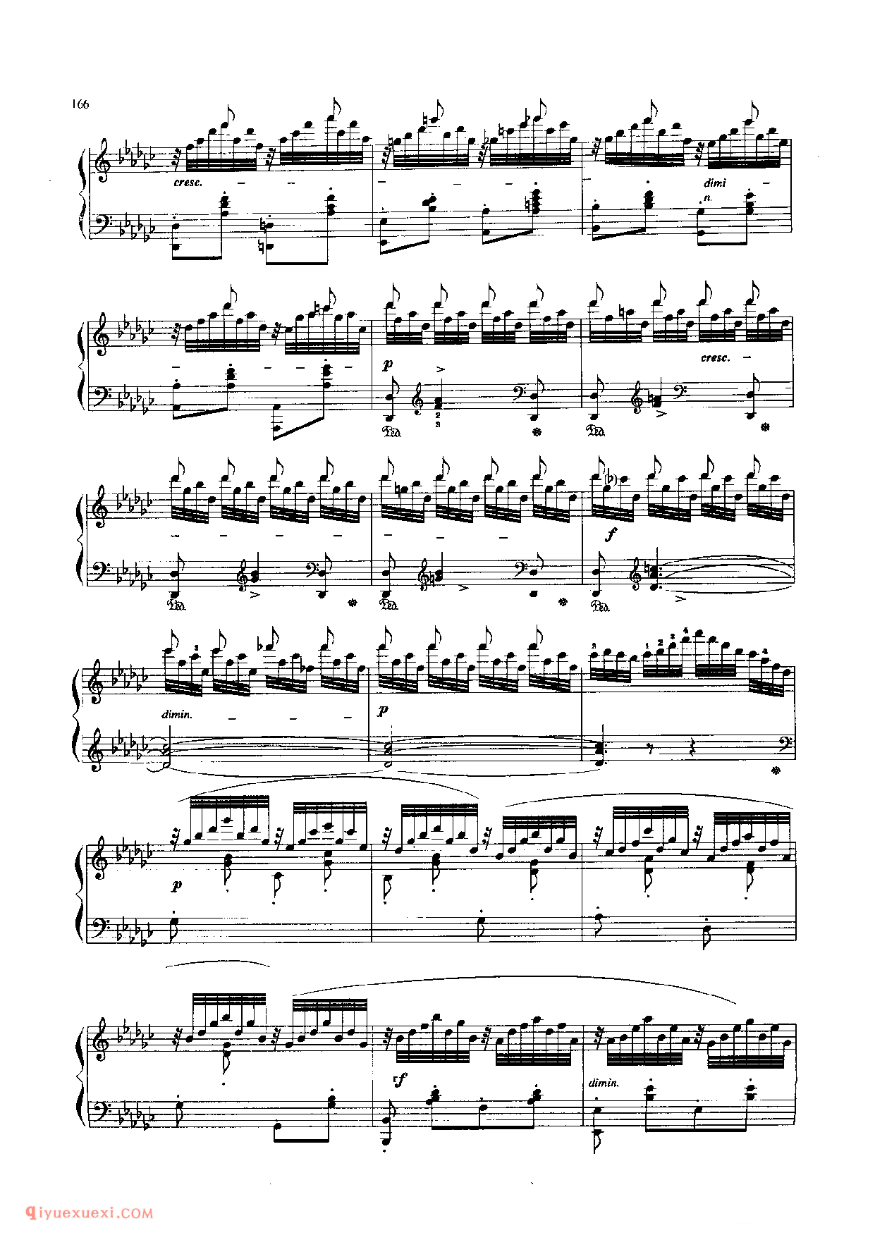 第四十七条_弹奏分解和弦时触键要轻巧而清晰_车尔尼740手指技术练习_奥地利_车尔尼740手指技术练习_奥地利