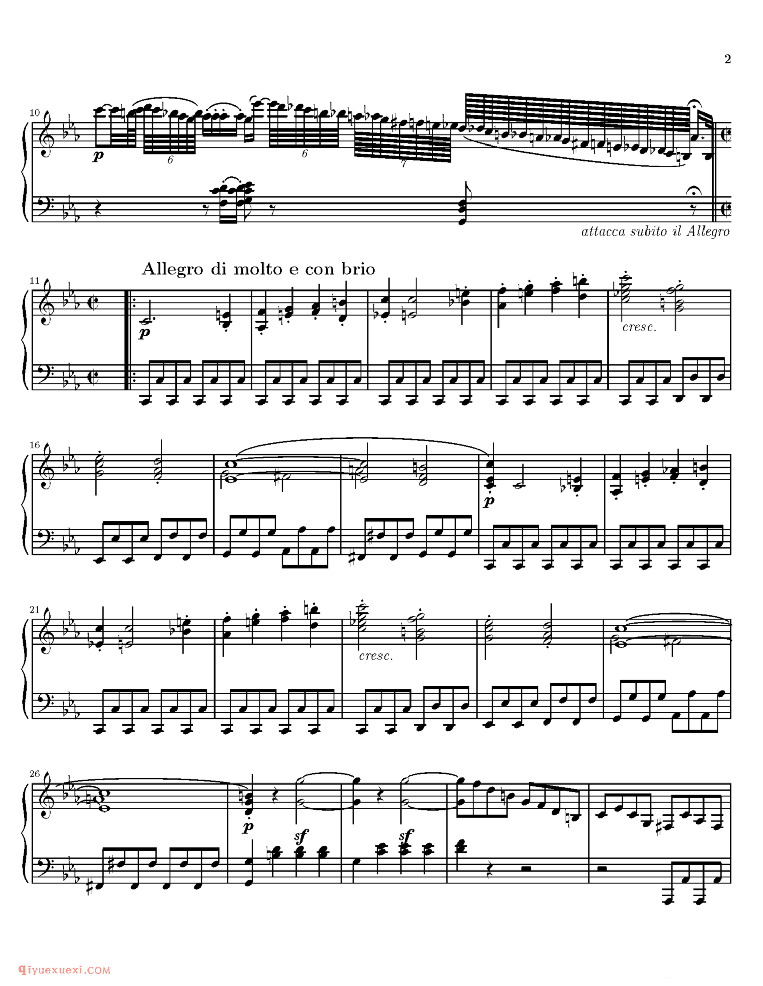 Sonata No.8 “Pathetique