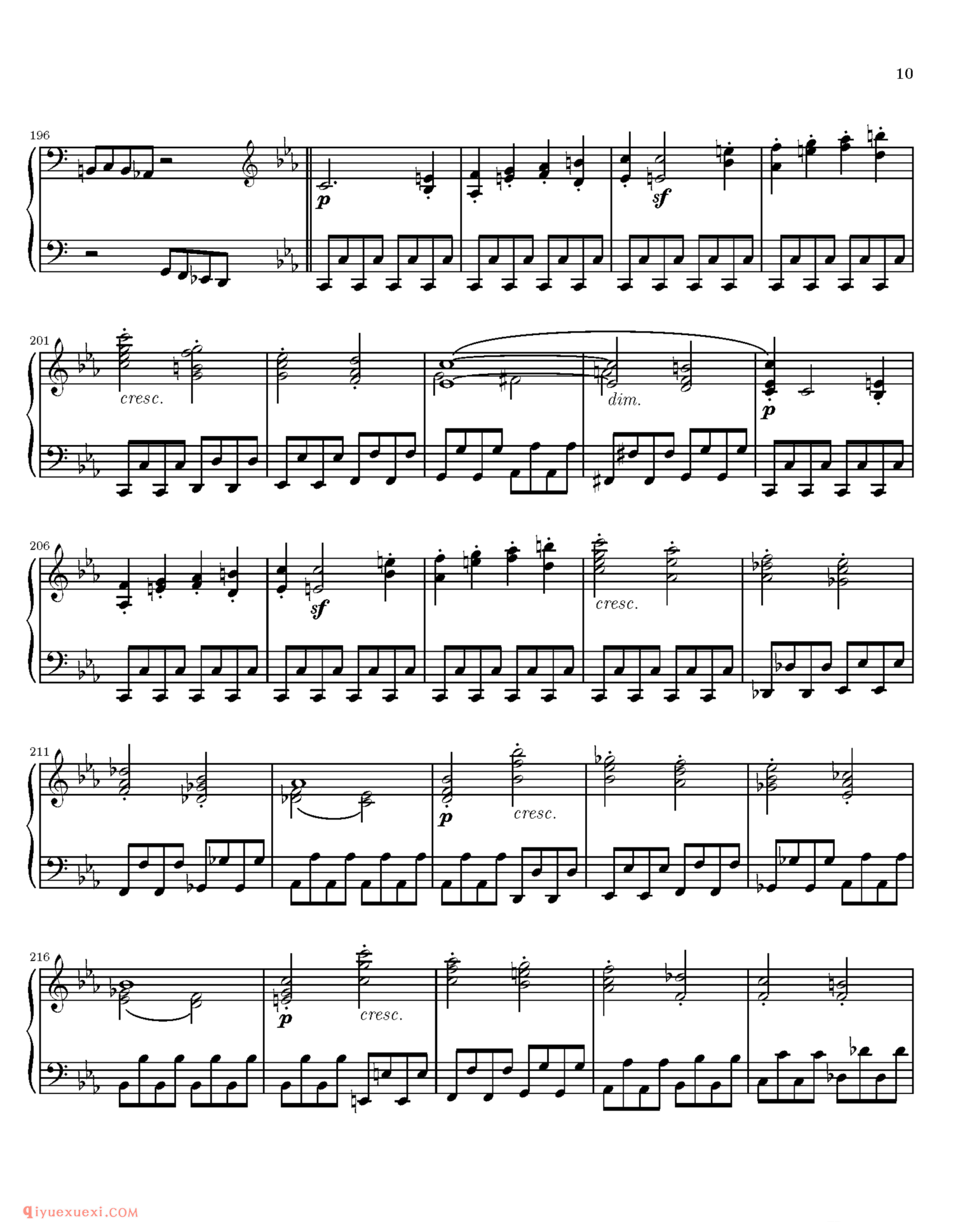 Sonata No.8 “Pathetique