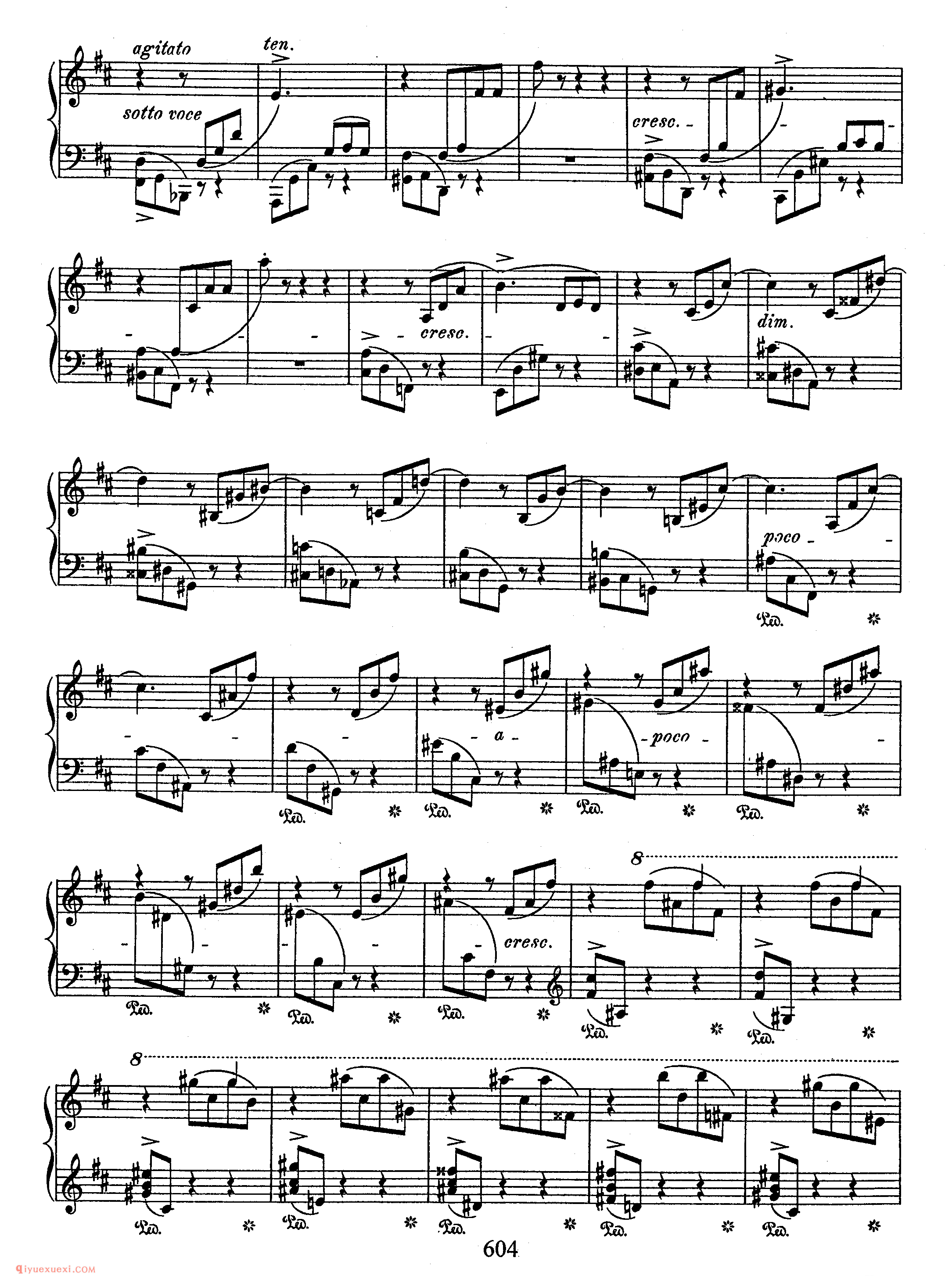 Scherzo No 1 in b, Op 20 NoRestriction_第一首b小调作品20_谐谑曲_肖邦钢琴谱