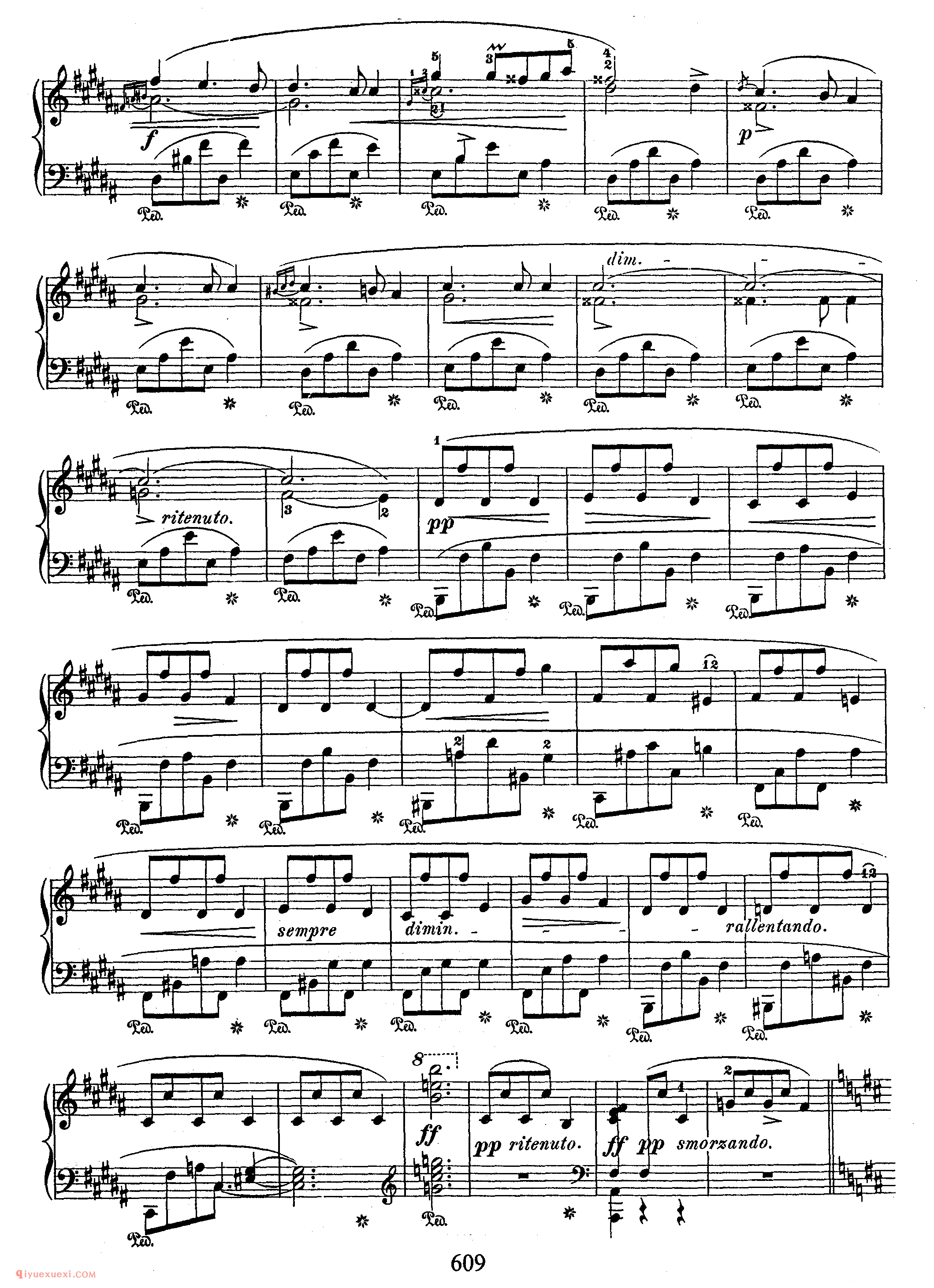 Scherzo No 1 in b, Op 20 NoRestriction_第一首b小调作品20_谐谑曲_肖邦钢琴谱