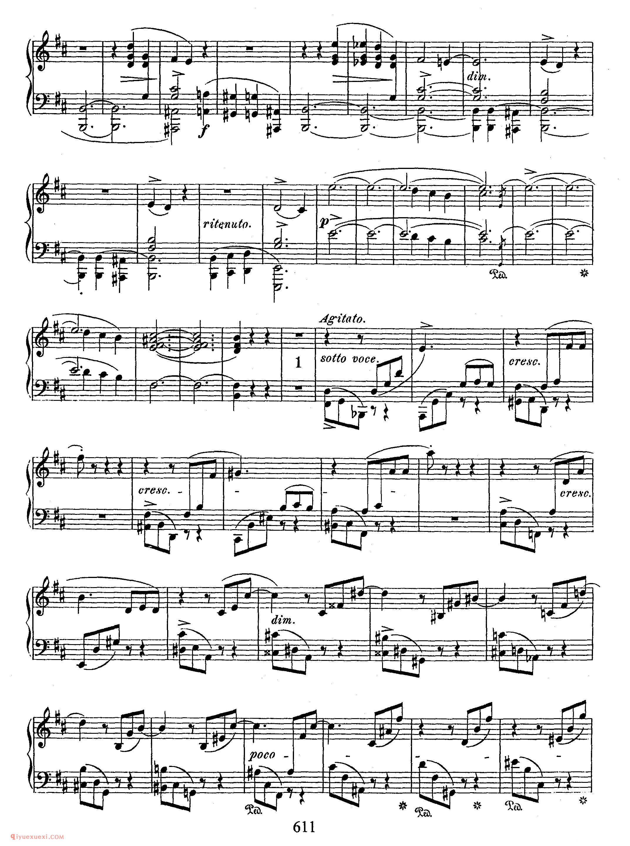 Scherzo No 1 in b, Op 20 NoRestriction_第一首b小调作品20_谐谑曲_肖邦钢琴谱