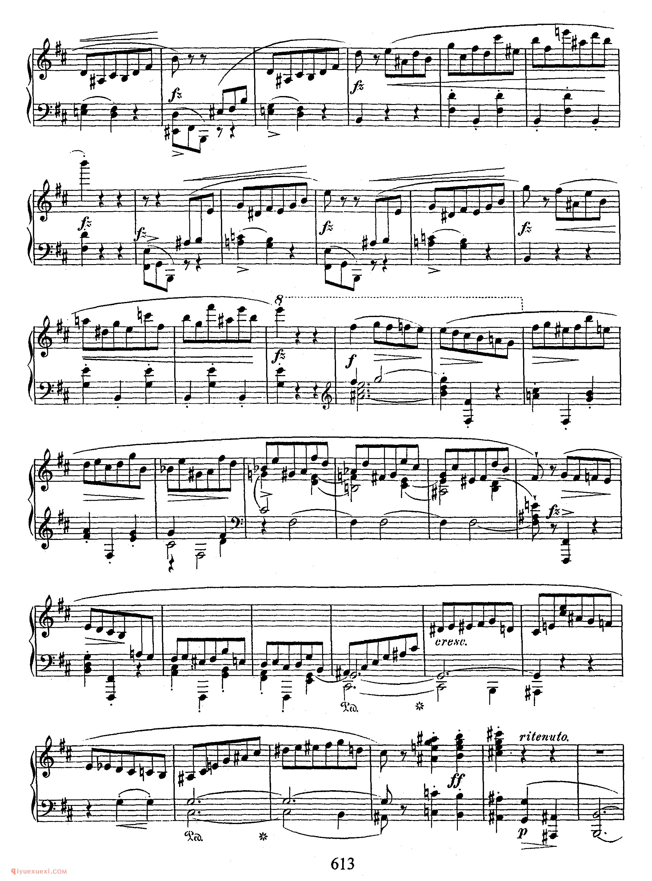 Scherzo No 1 in b, Op 20 NoRestriction_第一首b小调作品20_谐谑曲_肖邦钢琴谱