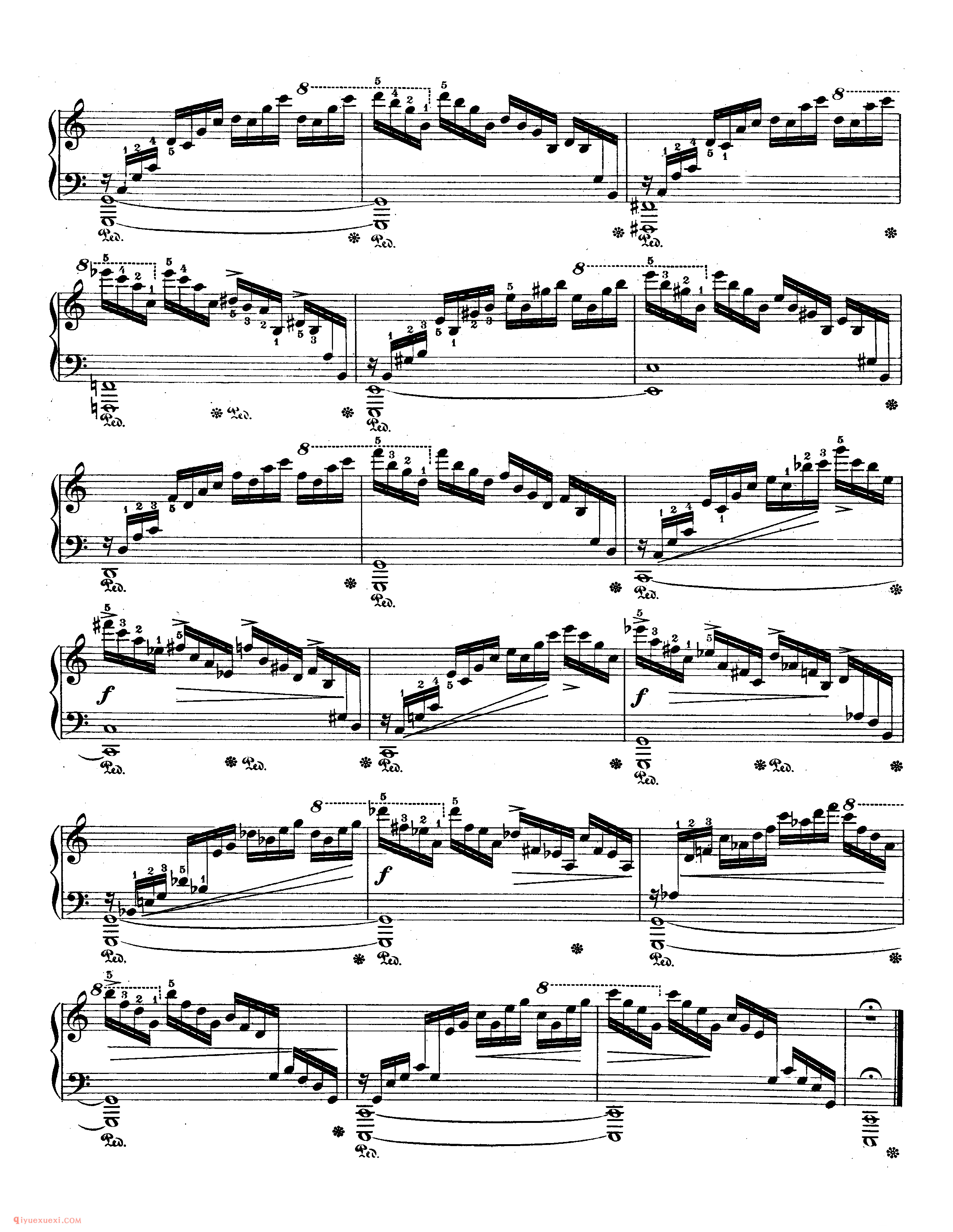 肖邦《练习曲》作品10 Chopin Etudes Op.10_练习曲_肖邦钢琴谱