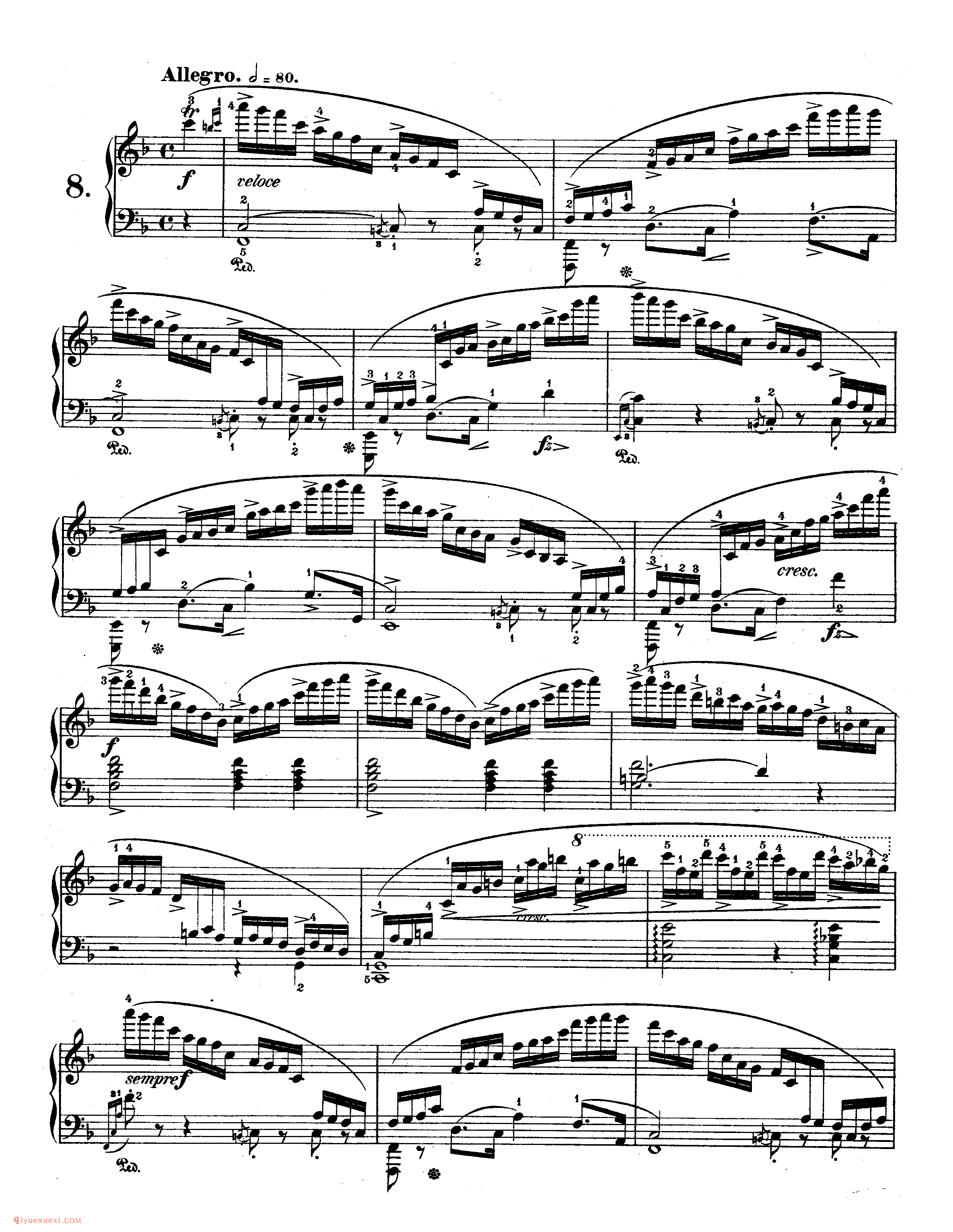 肖邦《练习曲》作品10 Chopin Etudes Op.10_练习曲_肖邦钢琴谱