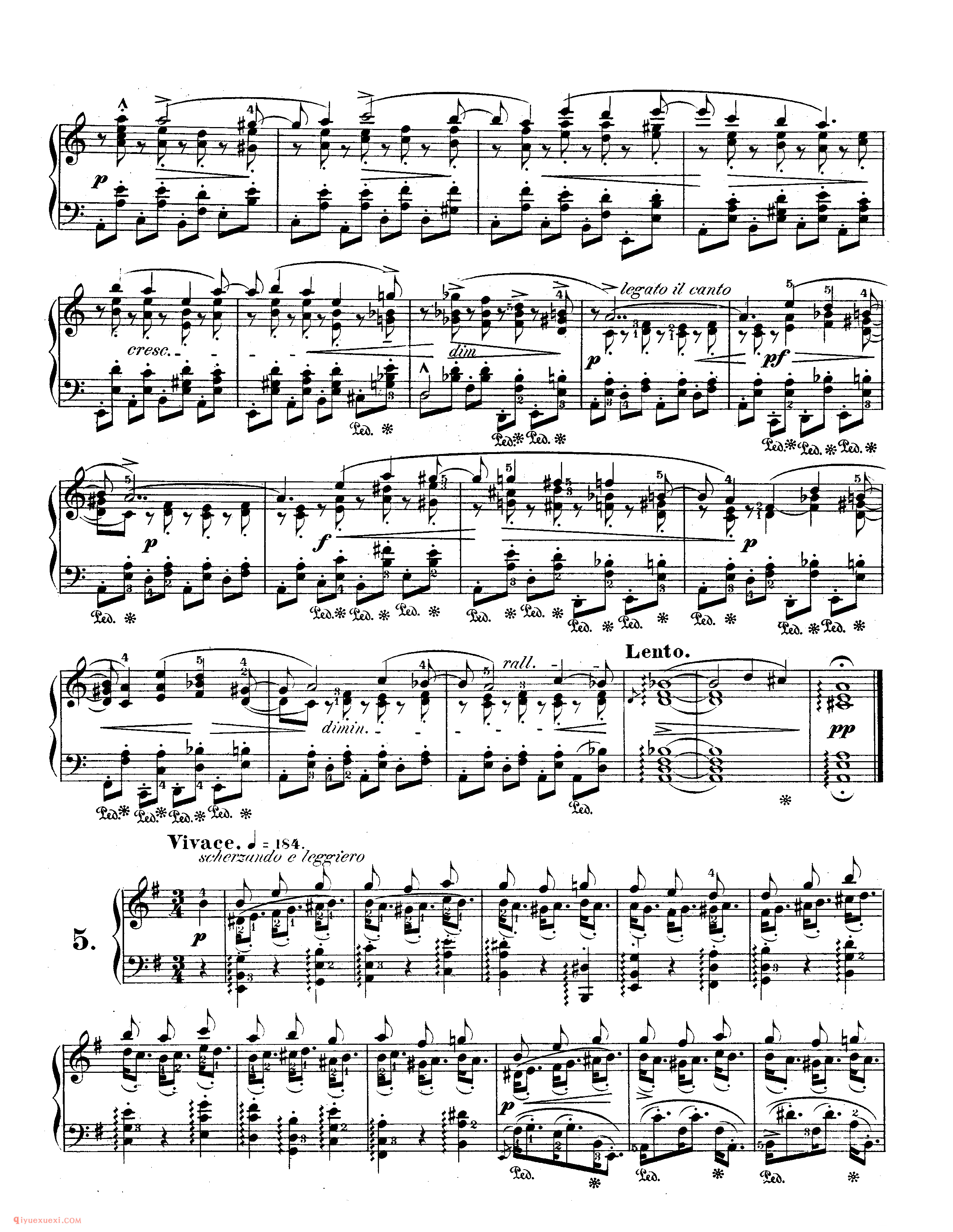 肖邦《练习曲》作品25 Chopin Etudes Op.25_练习曲_肖邦钢琴谱