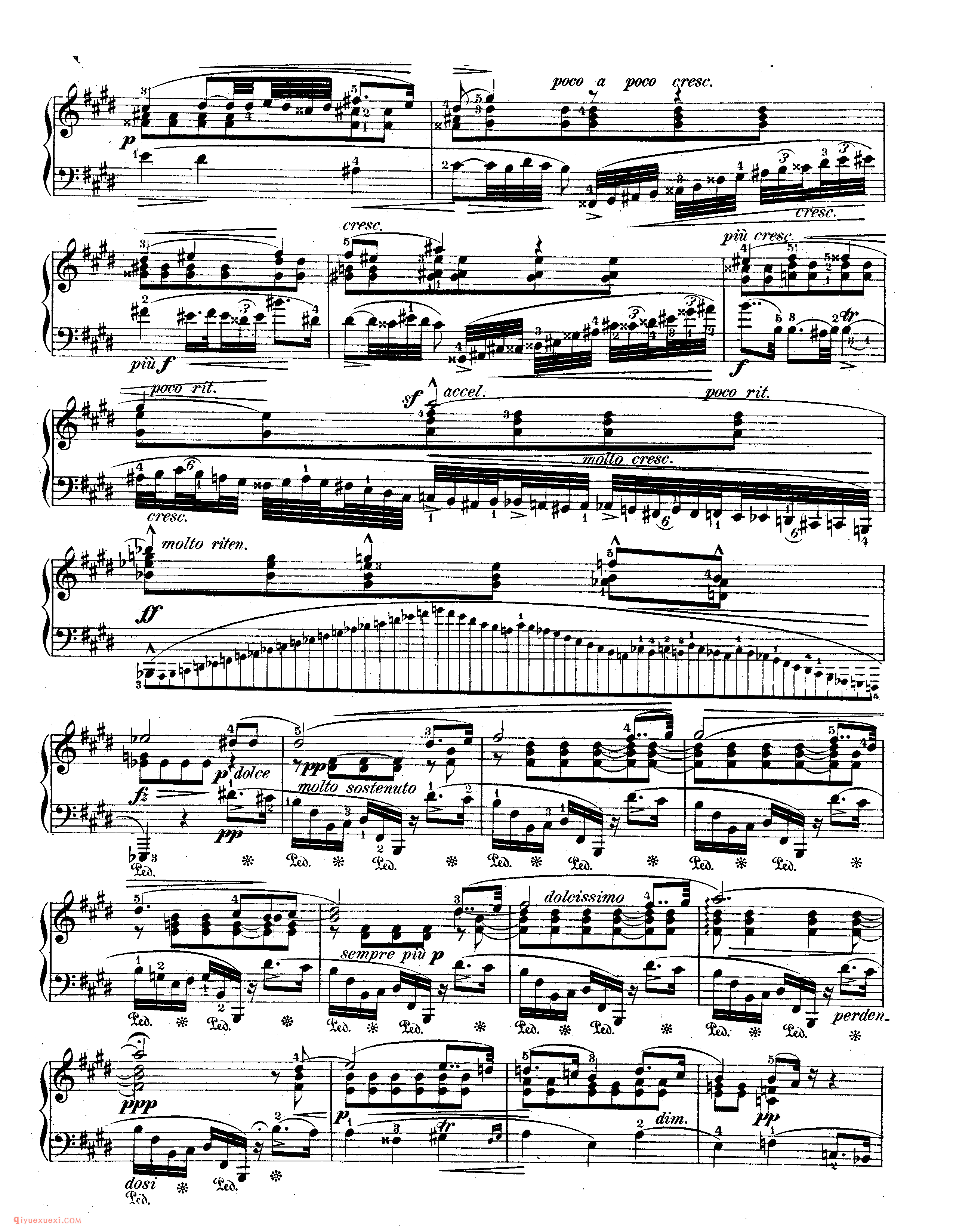 肖邦《练习曲》作品25 Chopin Etudes Op.25_练习曲_肖邦钢琴谱